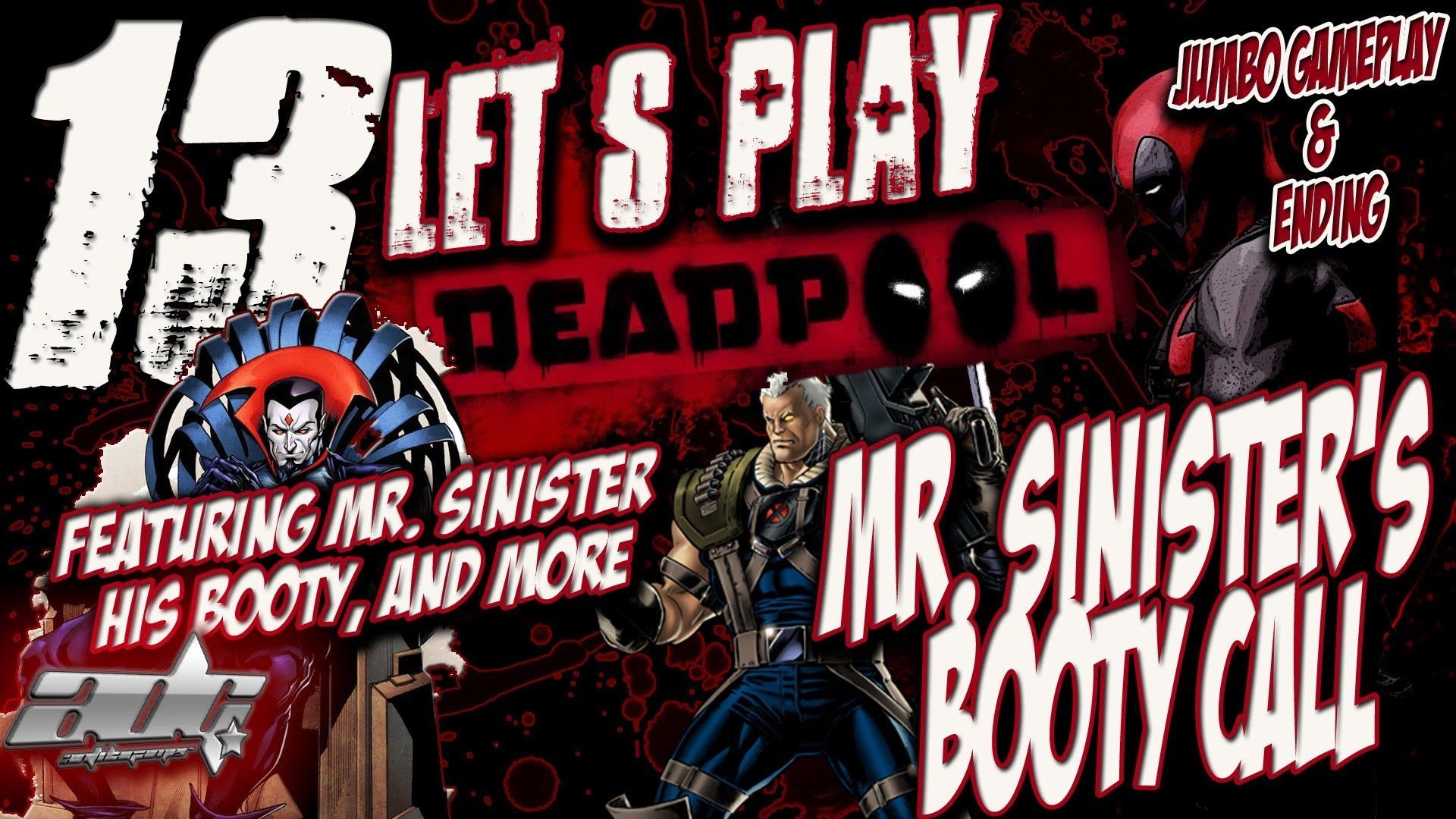 1920x1080 Deadpool - #13 Mr. Sinister's Booty Call Jumbo Gameplay & ...