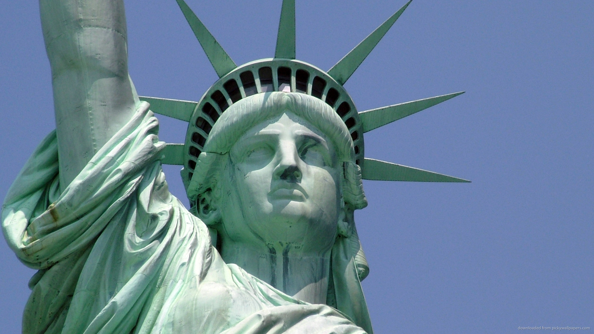 1920x1080 Statue Of Liberty Front Wallpaper HD