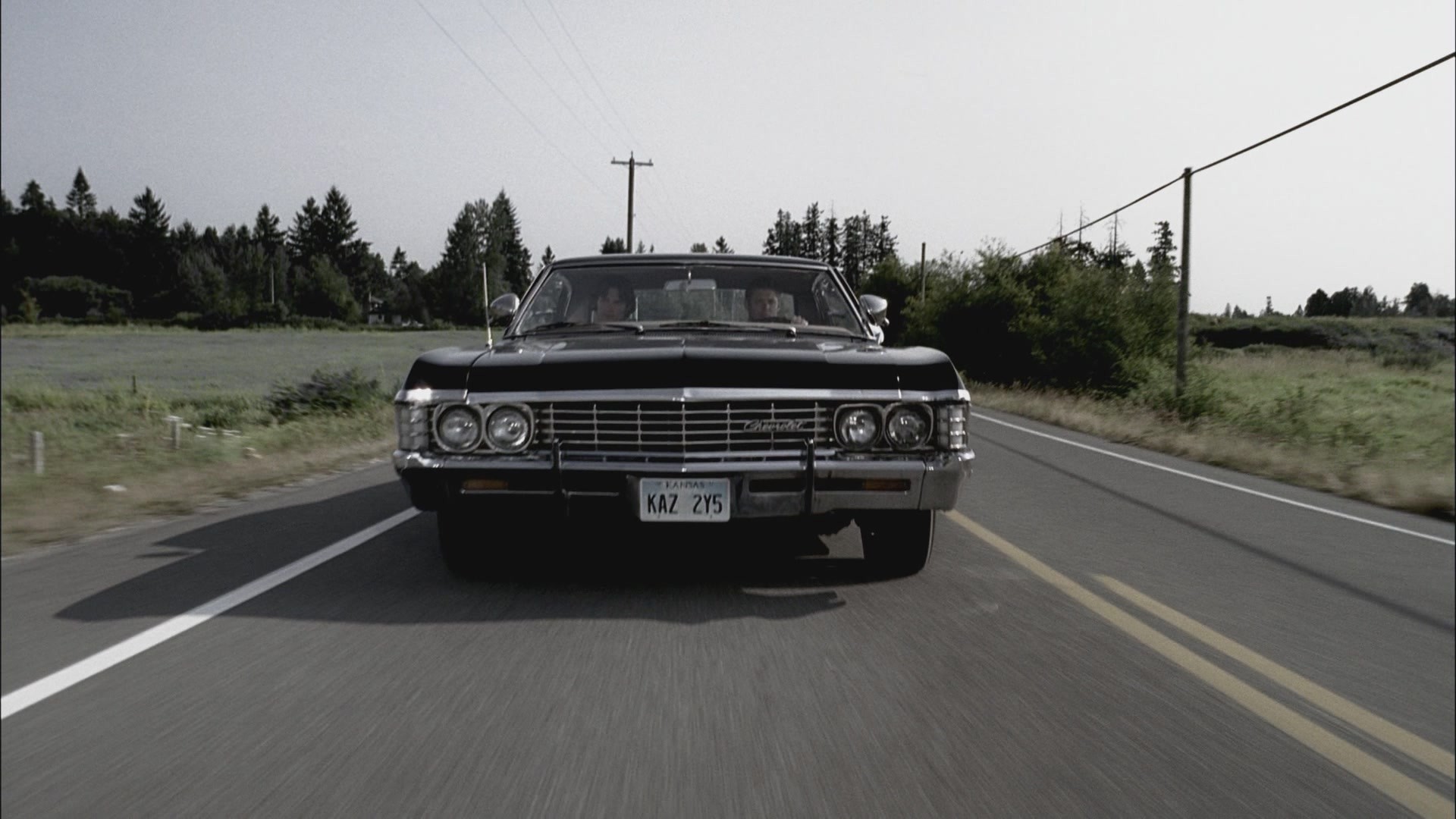 1920x1080 then the newly repaired Impala roars down the road!
