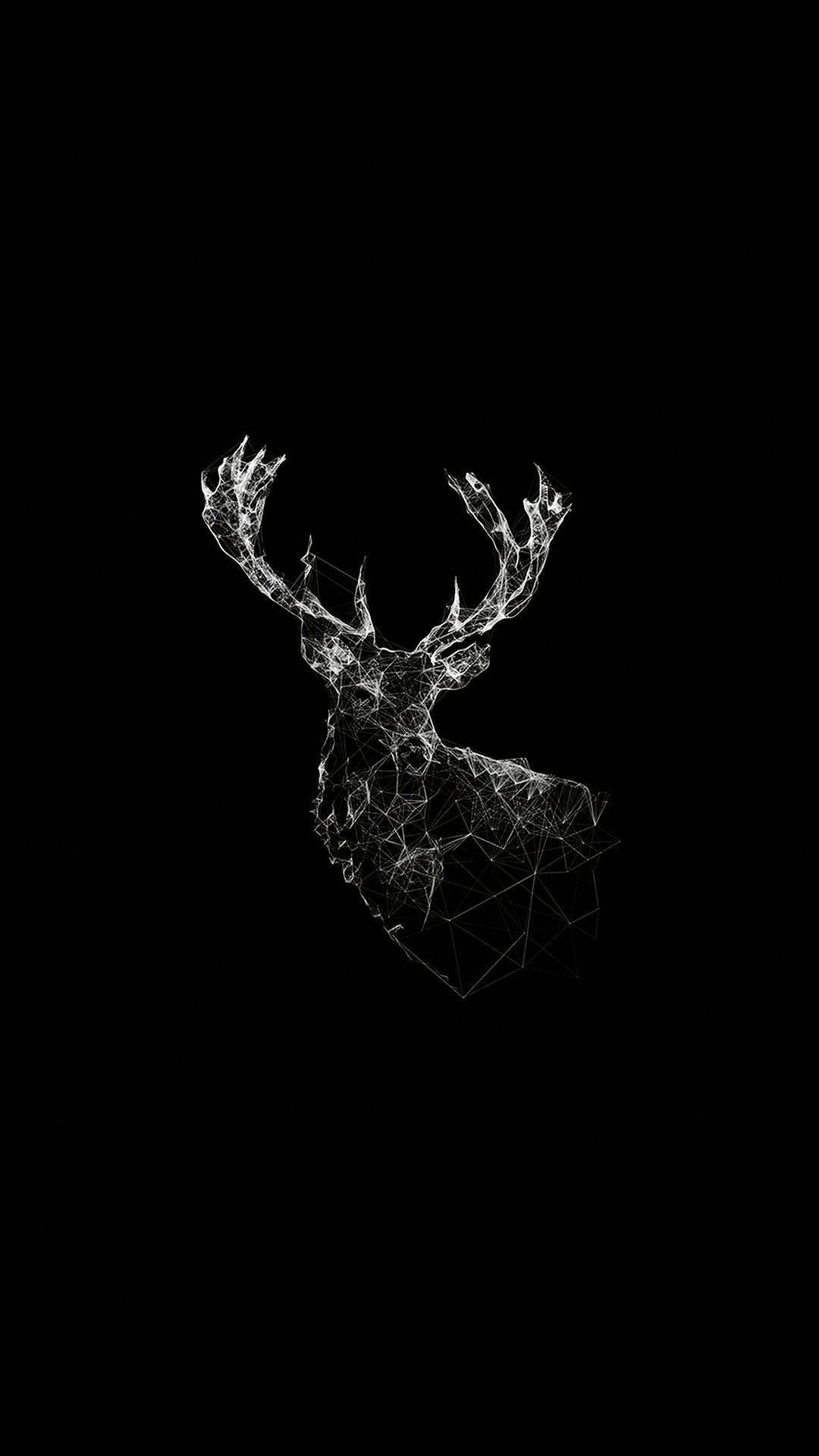1080x1920 Low Poly Deer Illustration Android Wallpaper