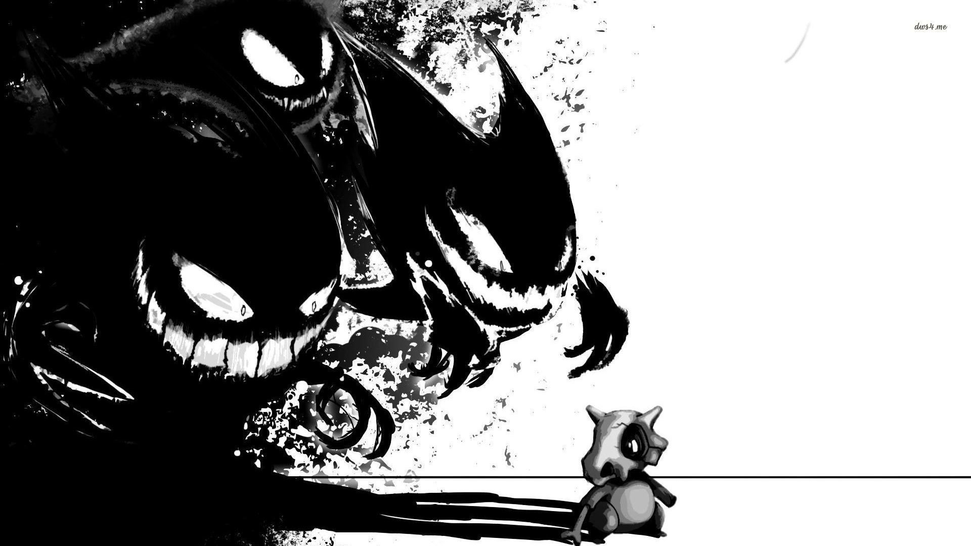 1920x1080 Dark Gengar and Cubone in Pokemon wallpaper - Game wallpapers - #43918