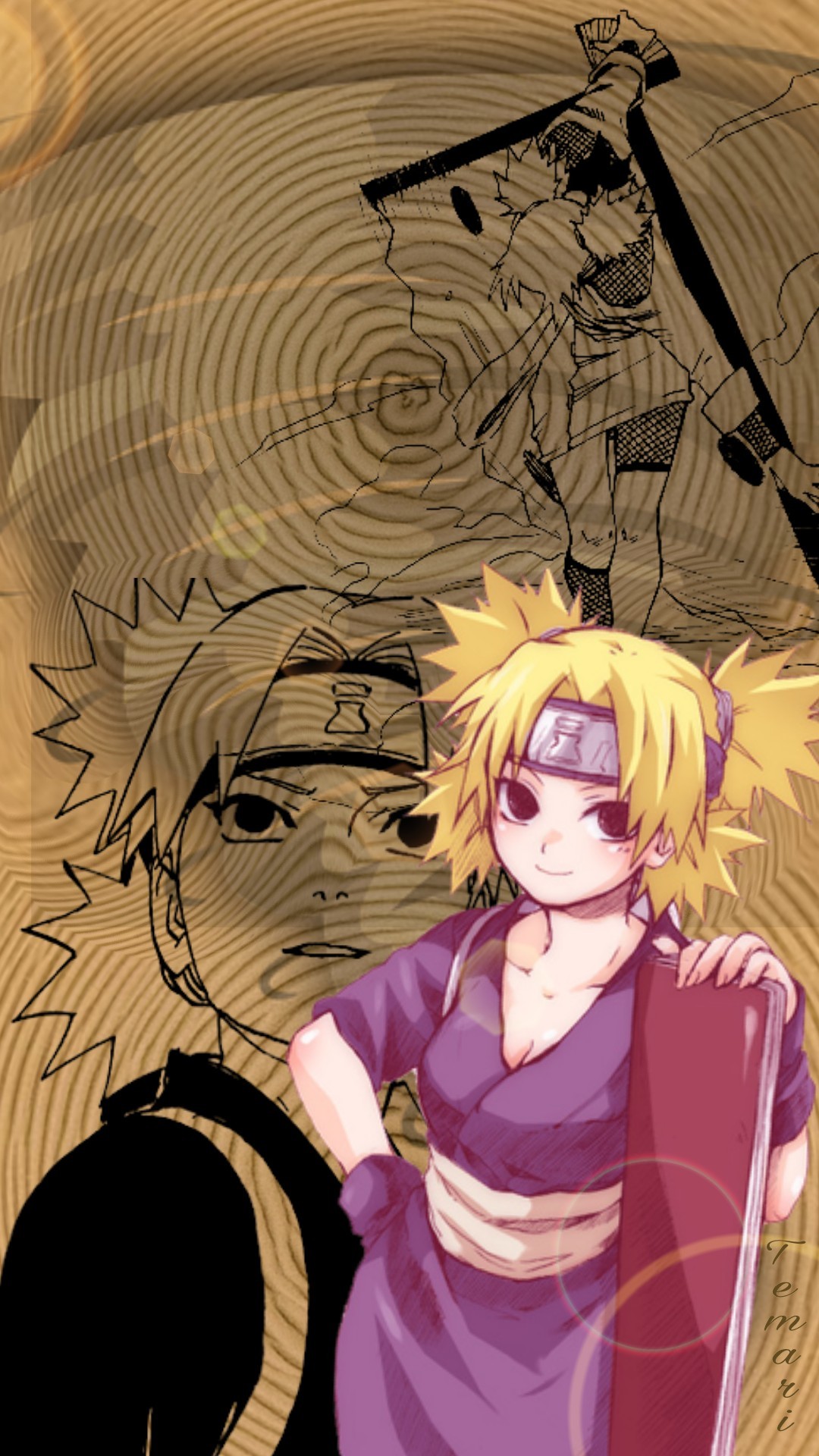 1080x1920 Temari Nara - Naruto Shippuden - Anime - Wallpaper - By WF