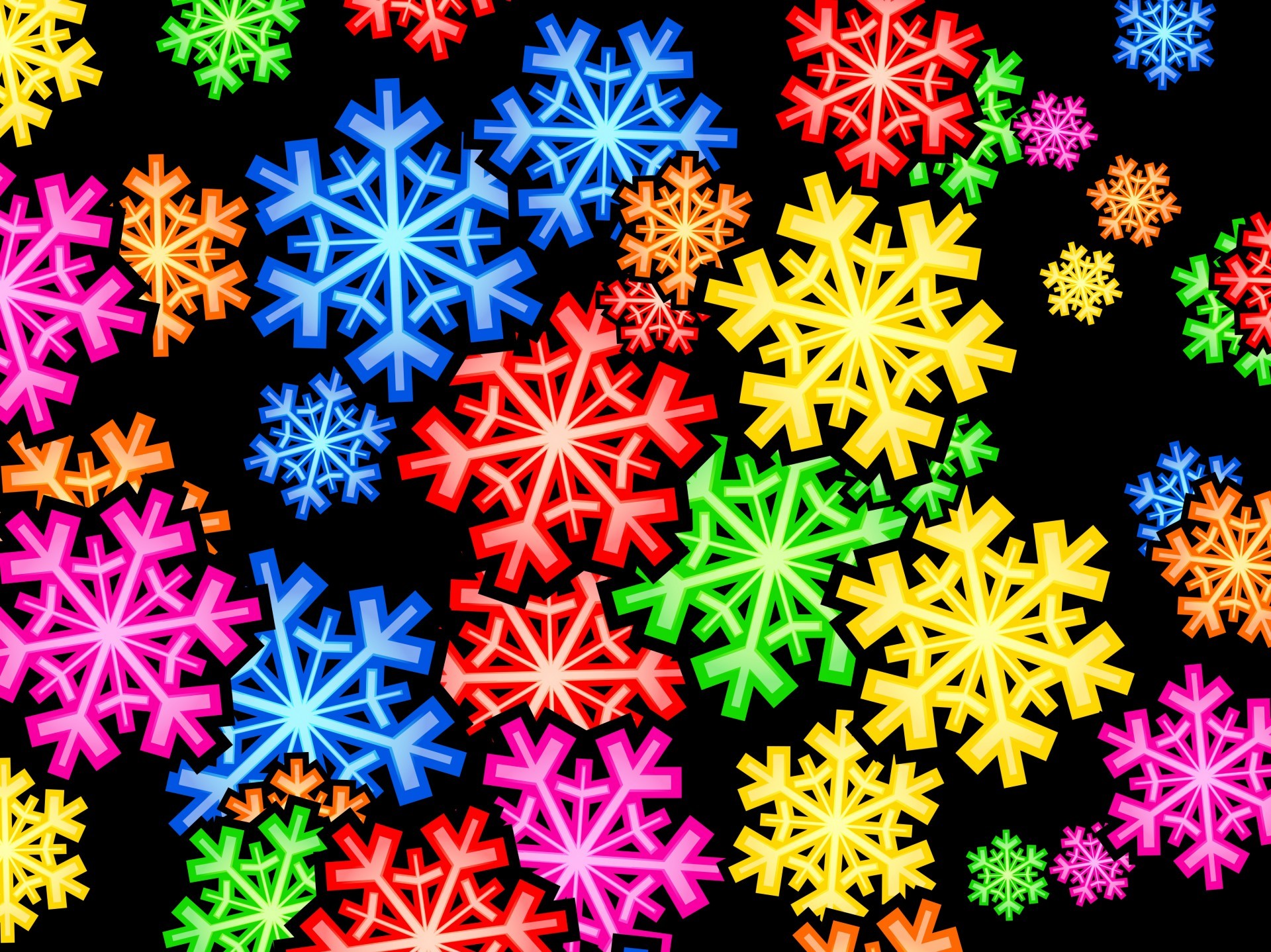1920x1438 Snowflake Wallpaper