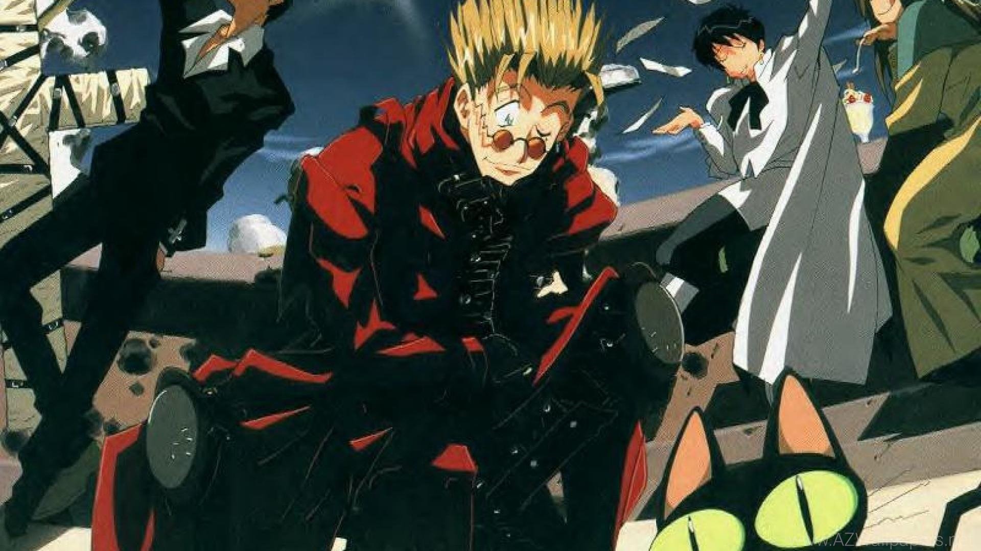 Trigun. Триган ВЭШ ураган. ВЭШ ураган 1998. ВЭШ ураган Триган ураган.