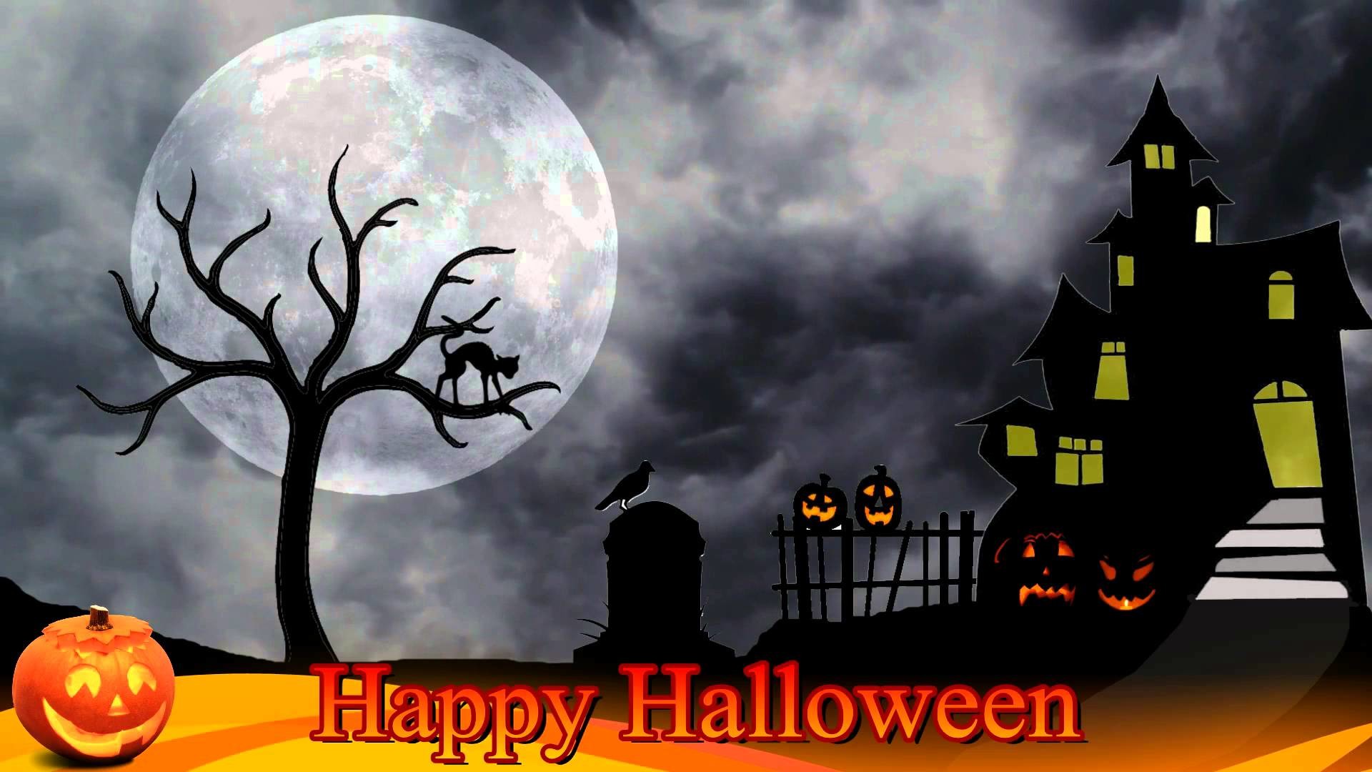 1920x1080 Halloween Background Video - Free motion background video 1080p HD stock  video footage - YouTube