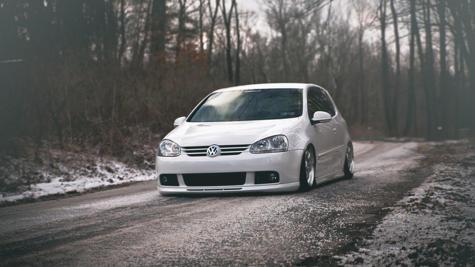 1920x1080 Preview wallpaper volkswagen, golf, gti, tuning, white 
