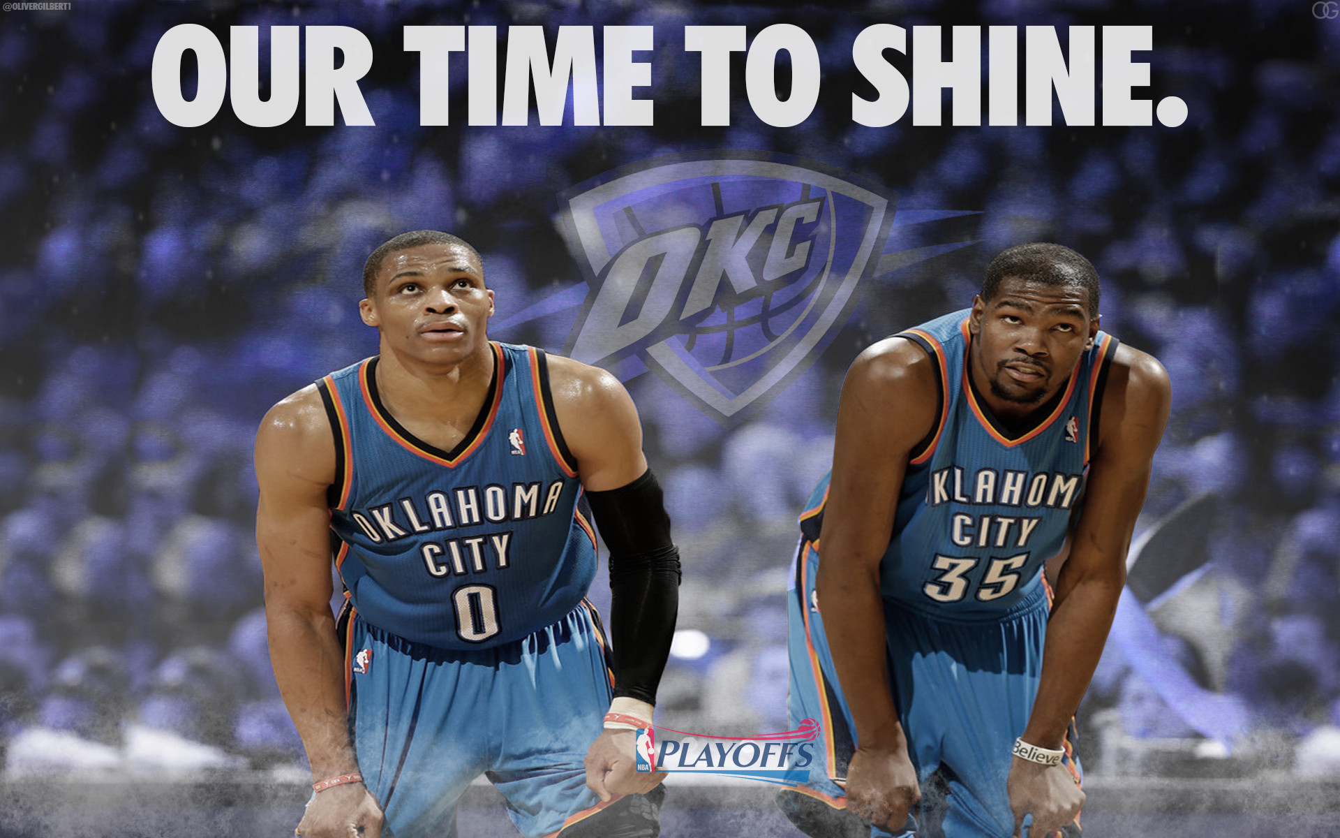1920x1200 FunMozar – Russell Westbrook And Kevin Durant Wallpapers