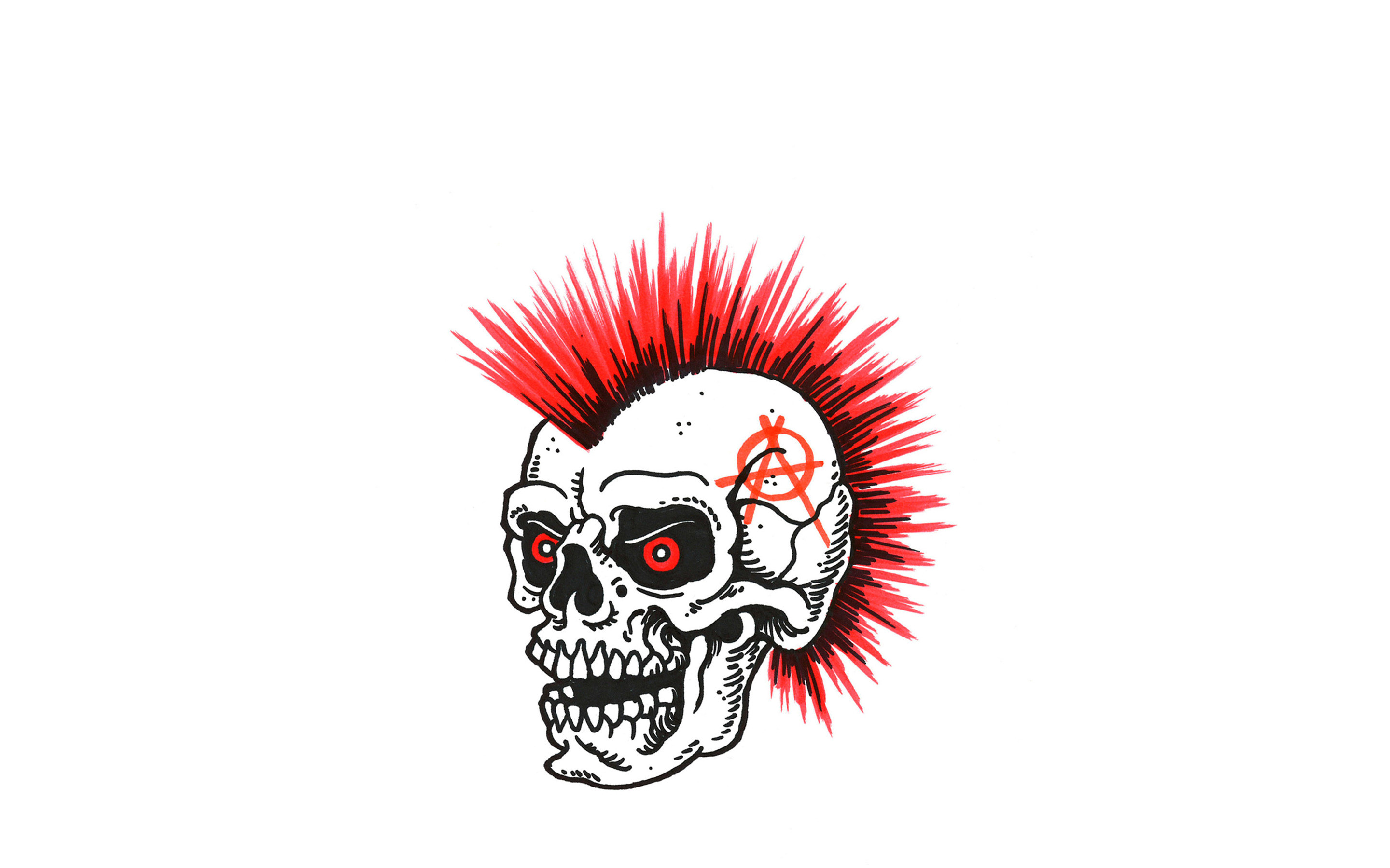 2880x1800 Punk skull Wallpaper #37496