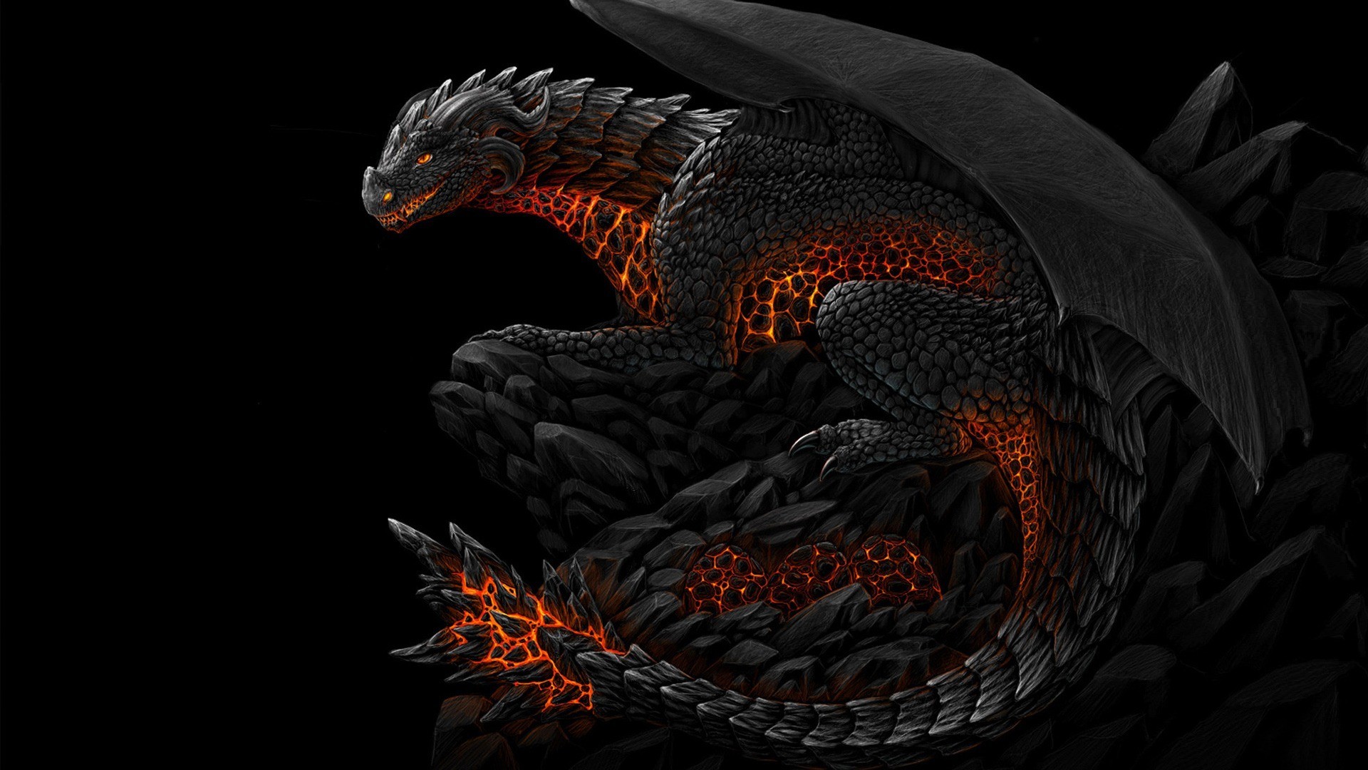 1920x1080 Black Dragon HD Wallpapers For Pc with ID 10120 on Abstract category in  Amazing Wallpaperz. Black Dragon HD Wallpapers For Pc is one from many Best  HD ...