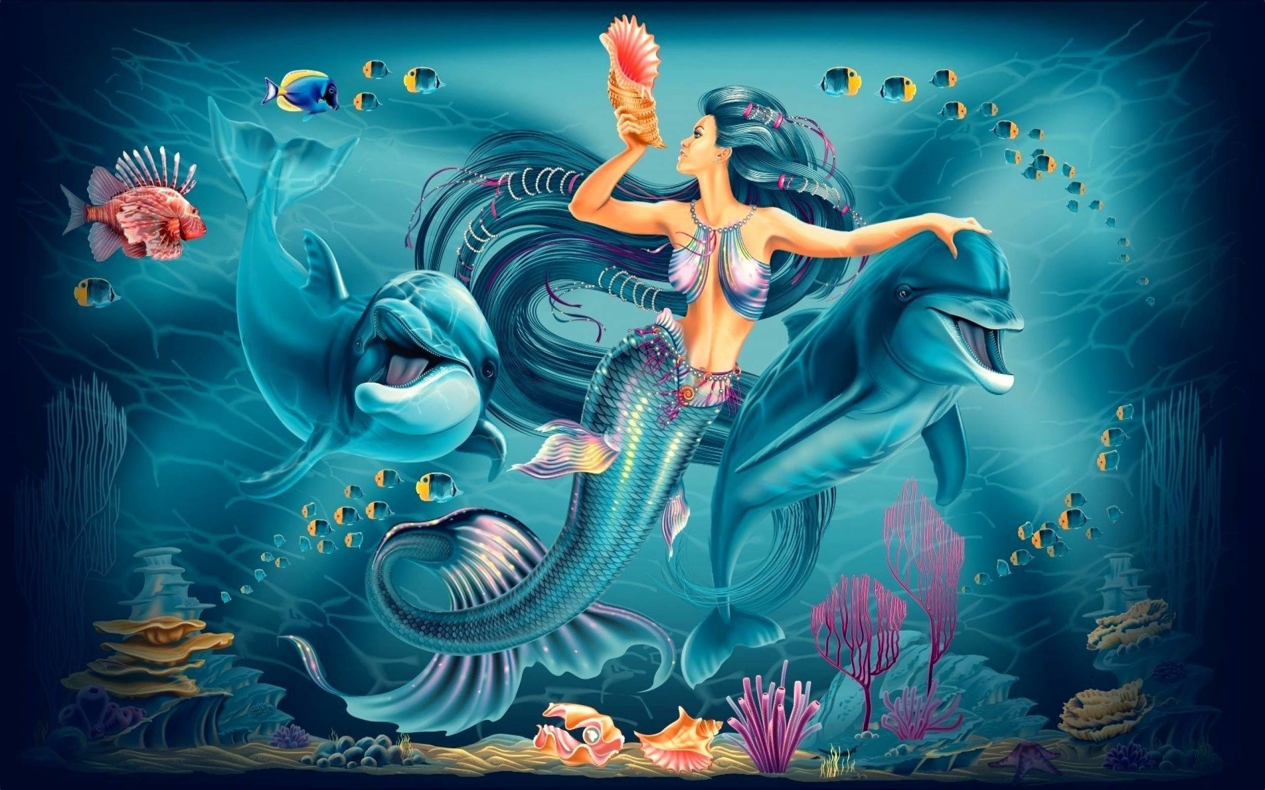2560x1600 Mermaid Wallpapers - Wallpaper Cave