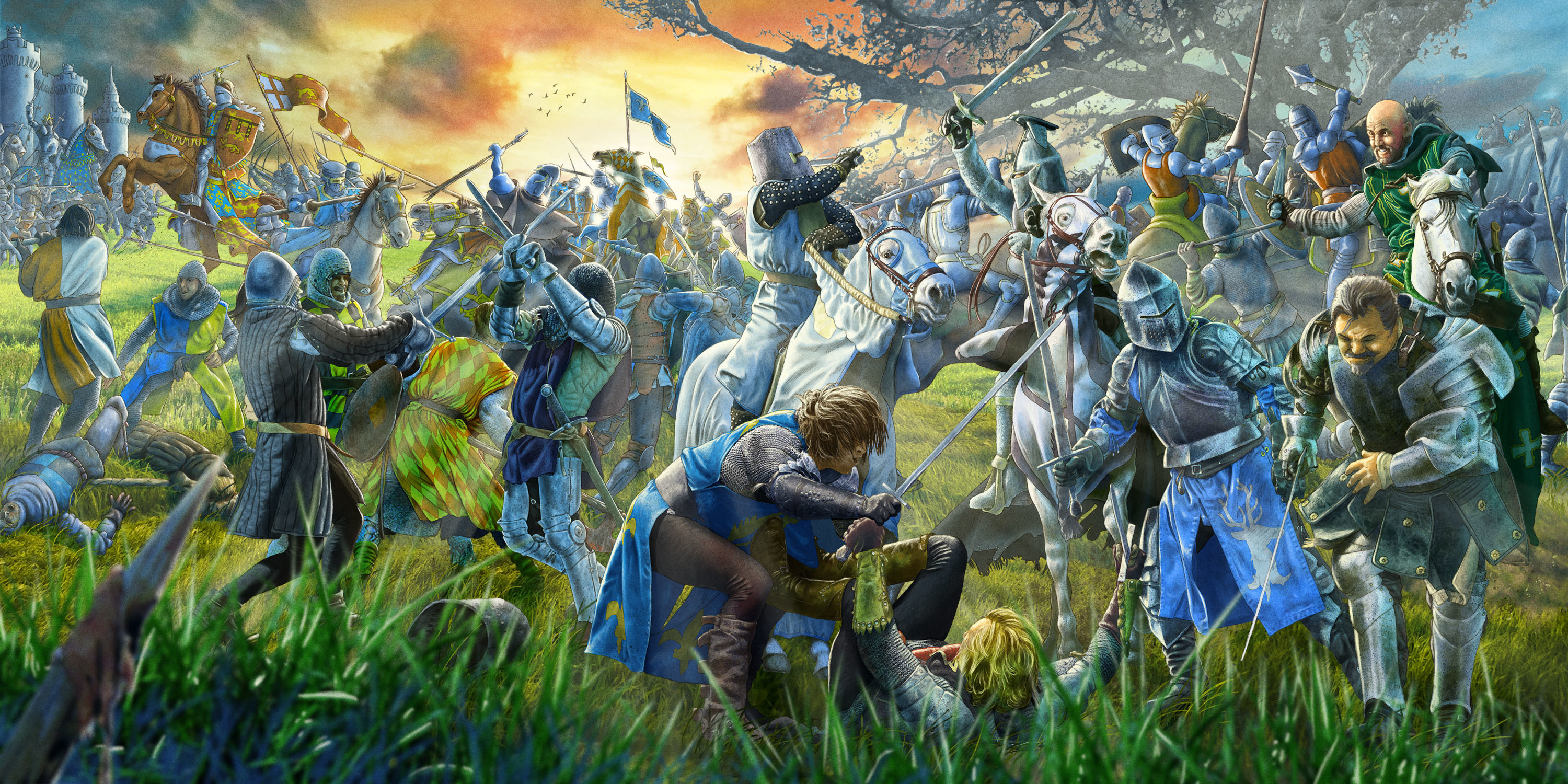 3000x1500 Medieval Battle by Stalio Medieval Battle by Stalio