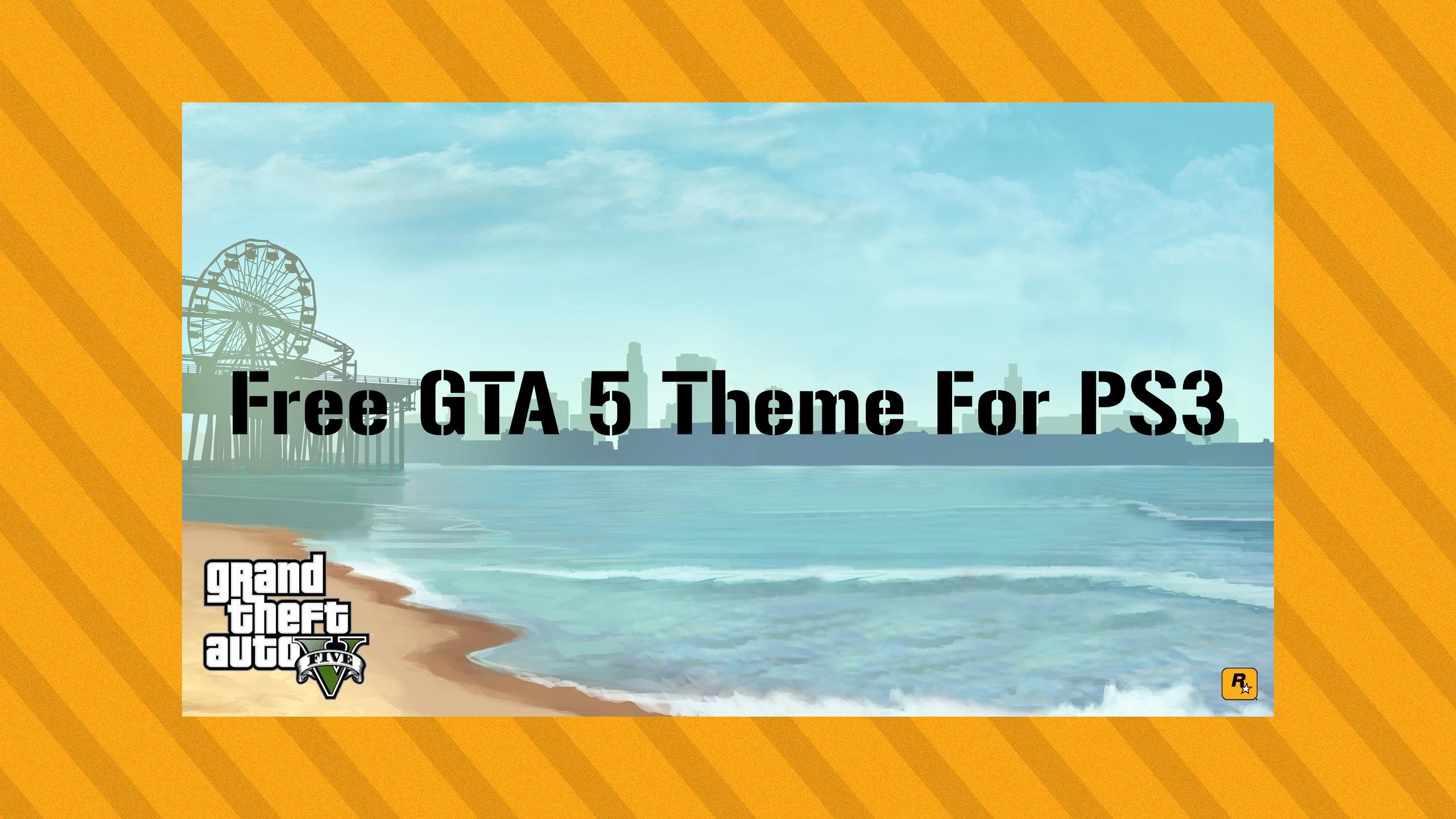 2560x1440 Free Gta 5 Theme/Wallpaper for (PS3) Link + Tutorial