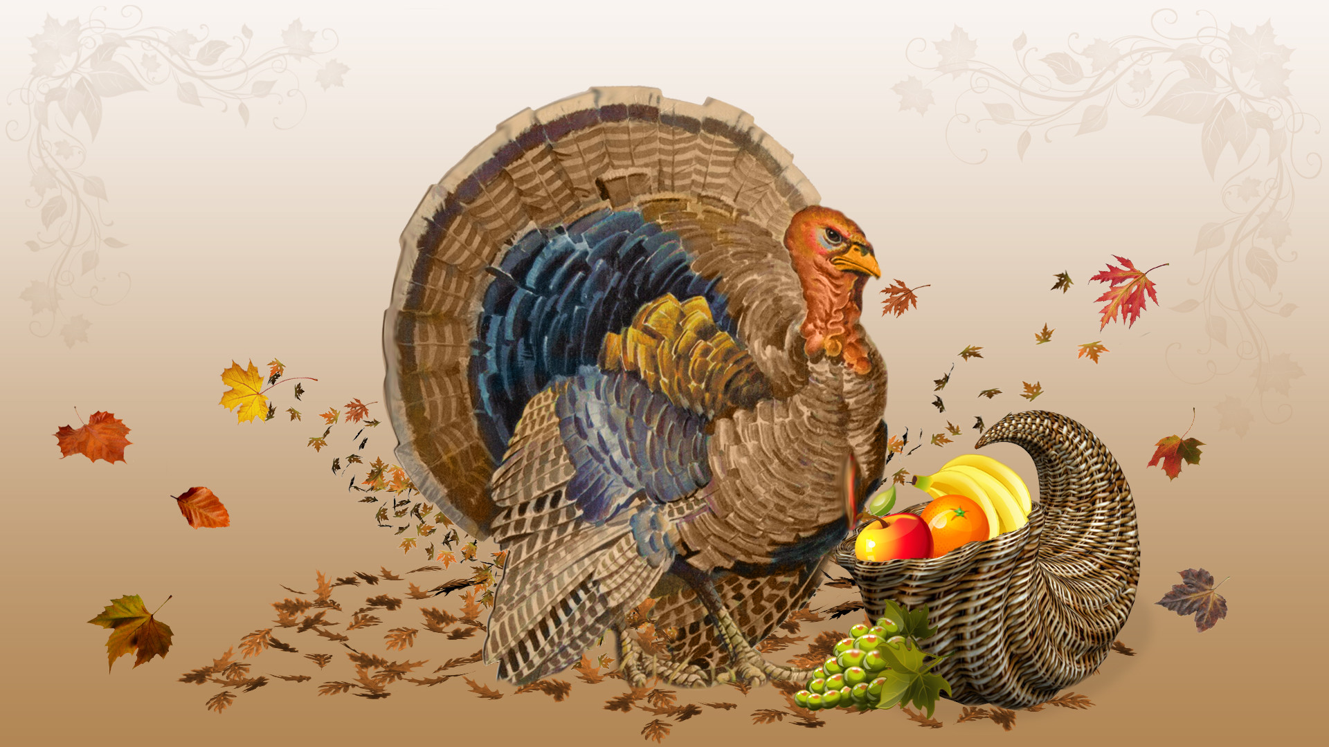 1920x1080 Happy thanksgiving 2012 turkey Wallpaper HD