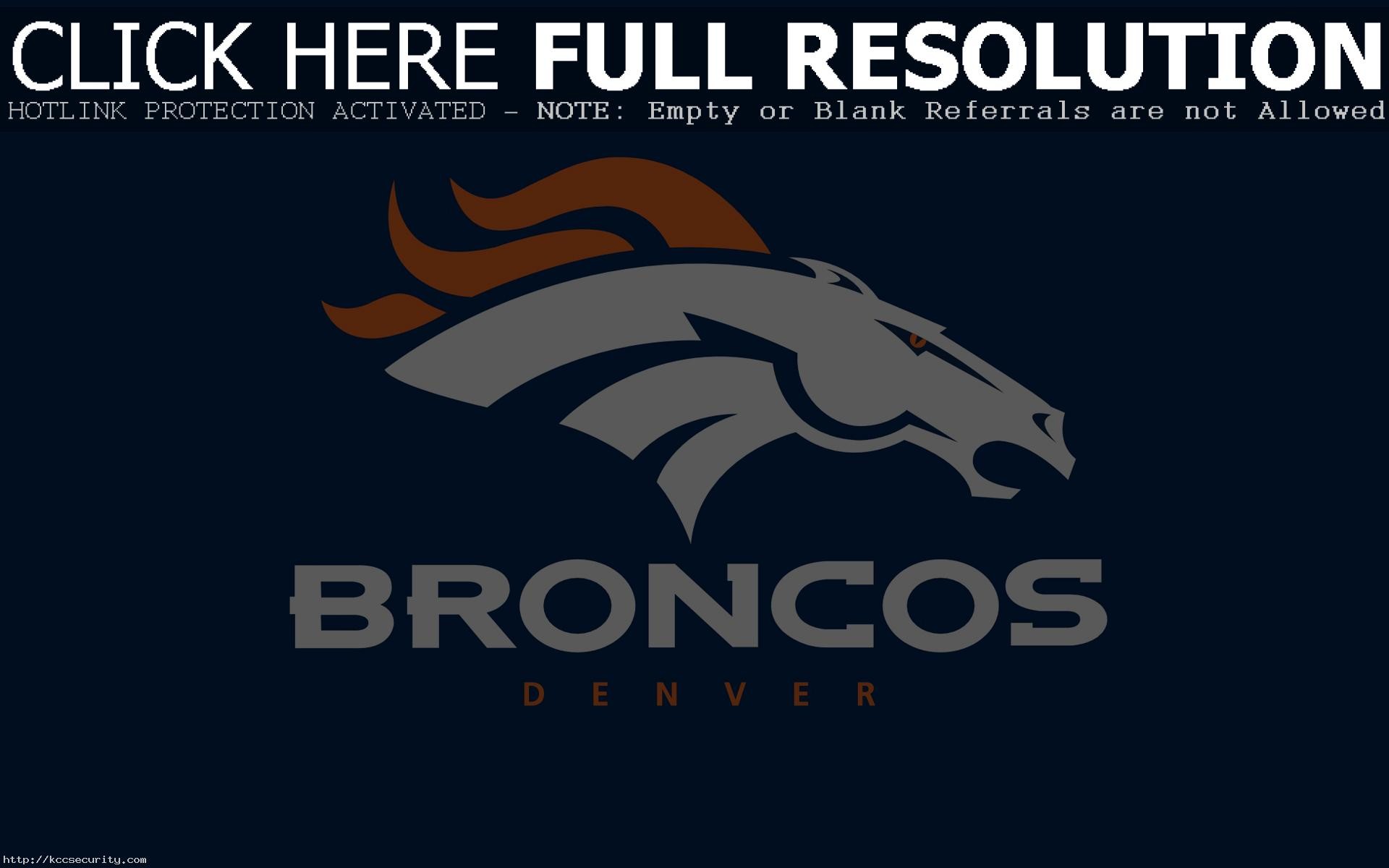 1920x1200 Denver Broncos Logo Computer Wallpaper 49329