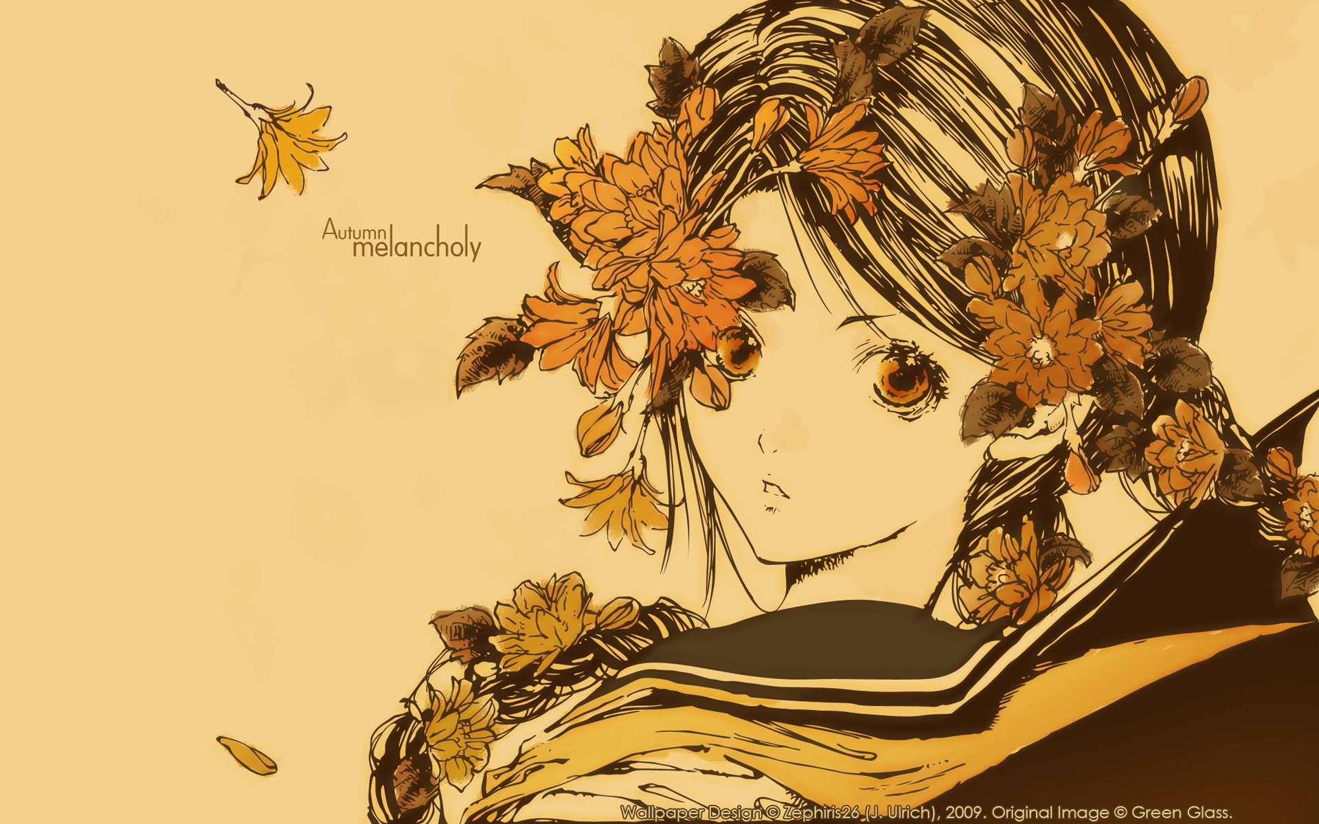 1920x1200 Autumn Anime