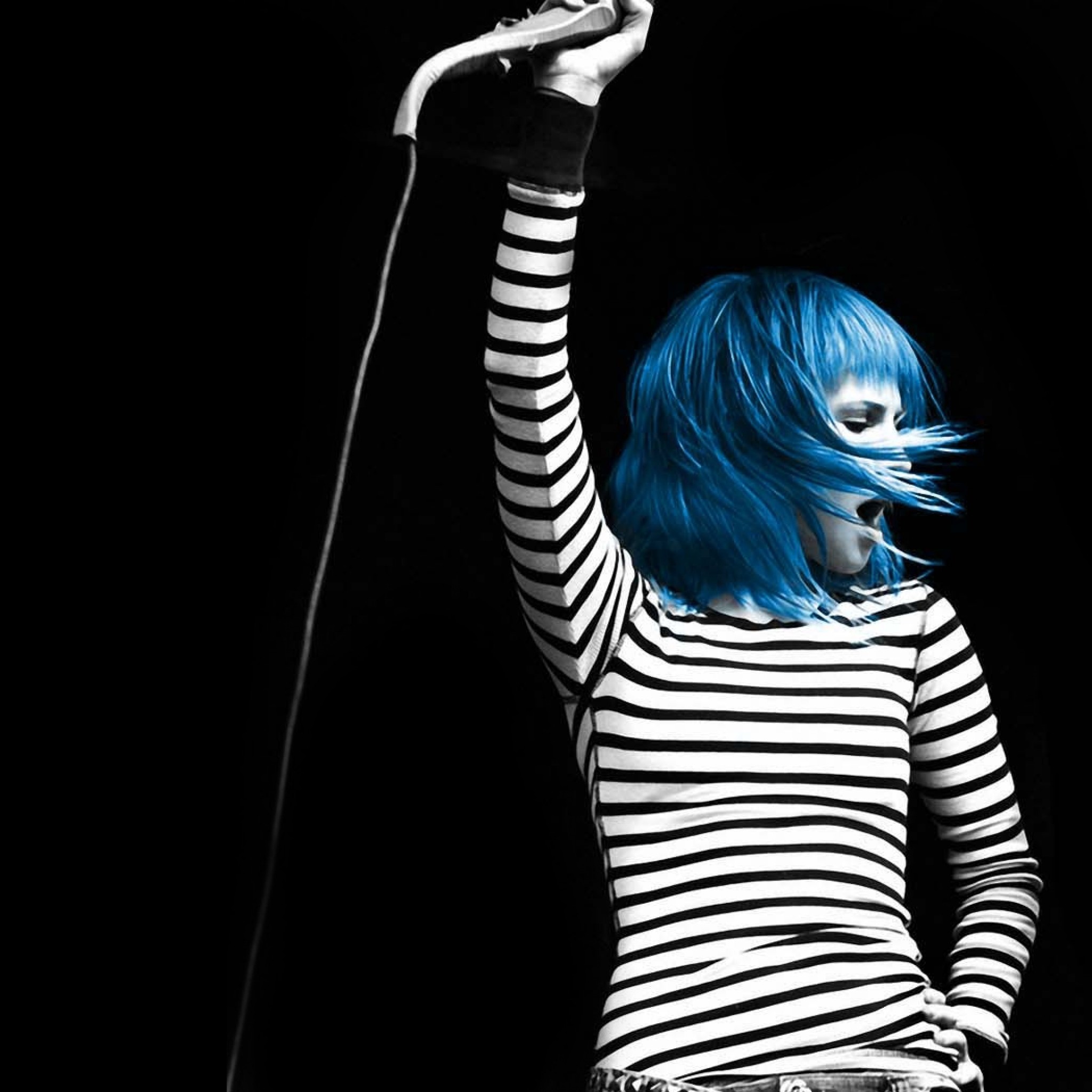 2048x2048  Wallpaper paramore, hair, color, background, girl