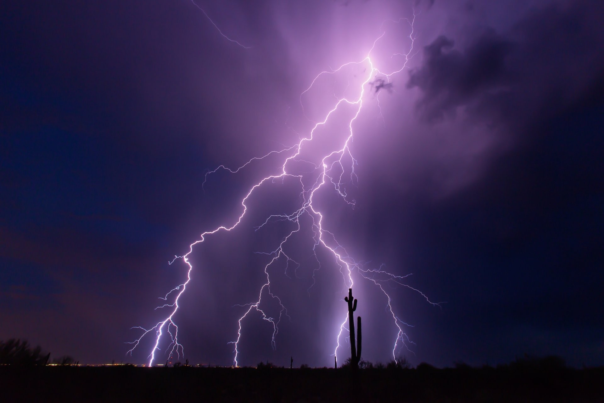 1920x1280 united states arizona night the storm lightning purple sky clouds