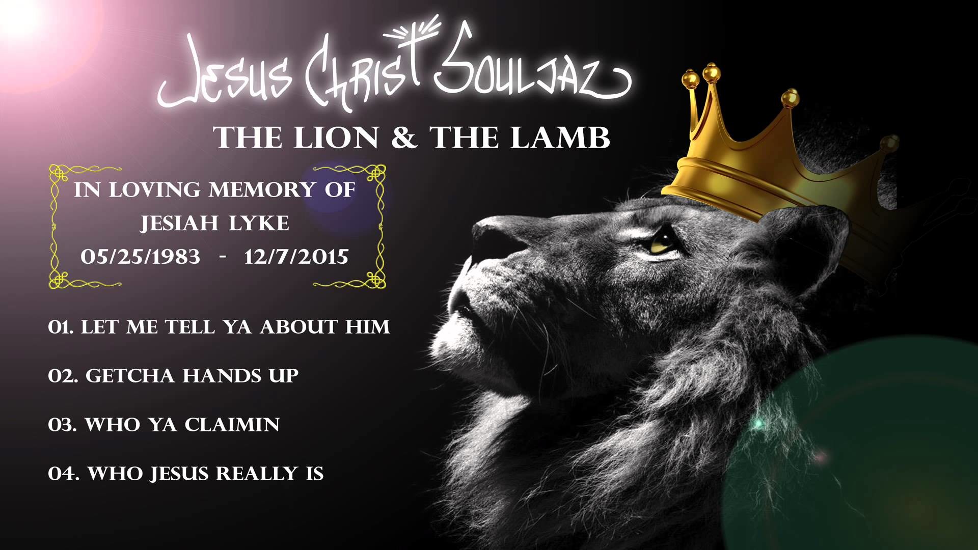1920x1080 Jesus Christ Soldiers, The Lion & The Lamb