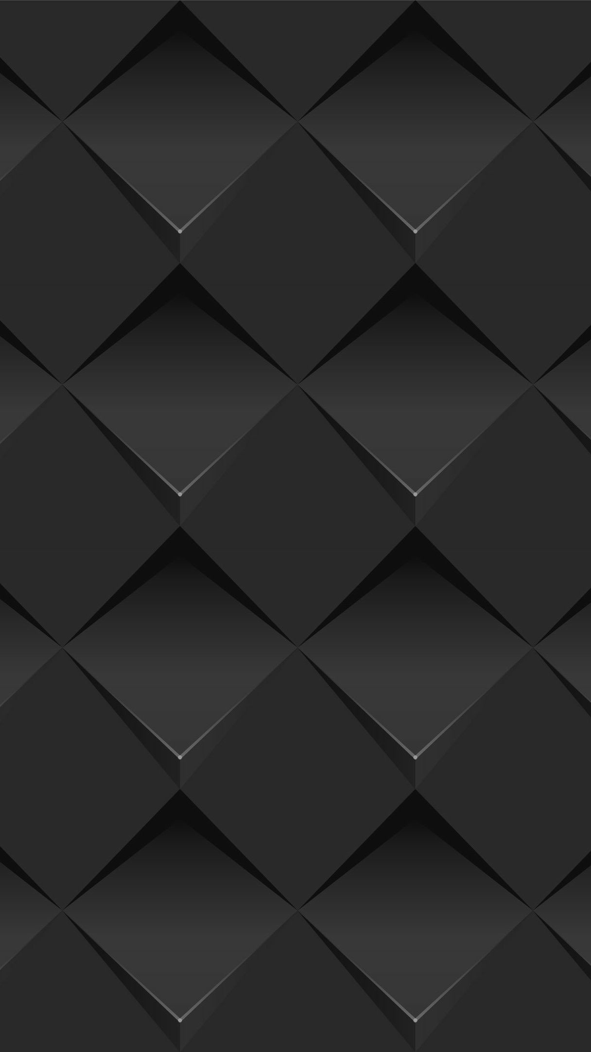 1216x2165 Black Geometric Wallpaper