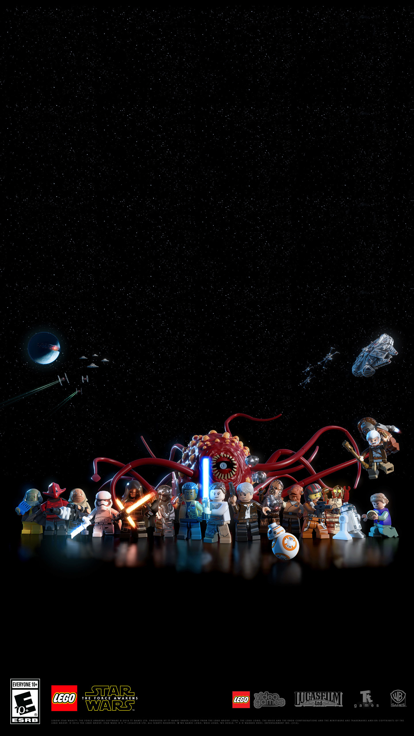 1440x2560 Landscape Â· Vertical. Download the LEGO Star Wars: The Force Awakens Video  Game Wallpaper