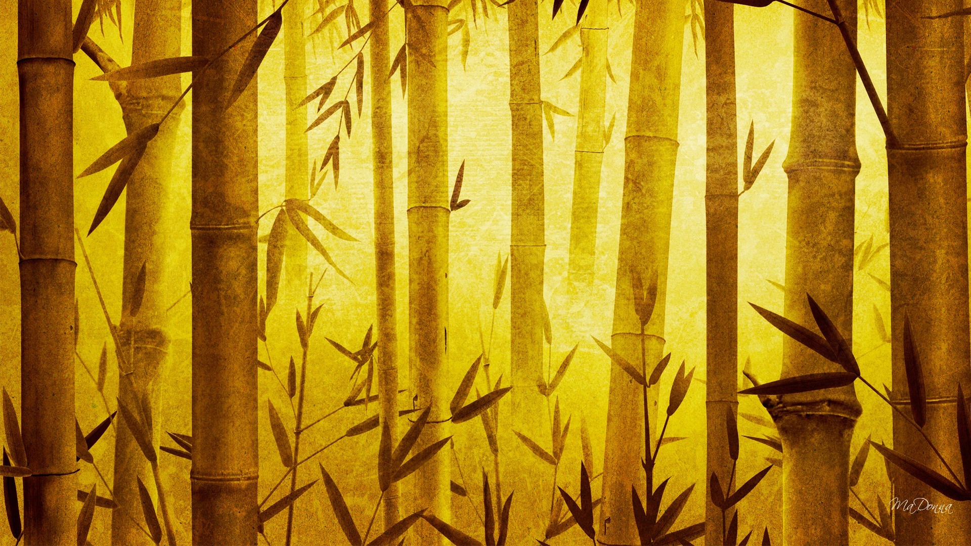 1920x1080 Bamboo Art Desktop Wallpaper