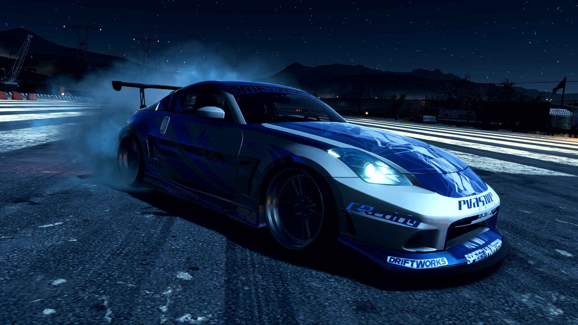 1920x1080 Platinum Blue Deluxe Nissan 350Z Wallpapers Need For Speed Payback - Album  on Imgur