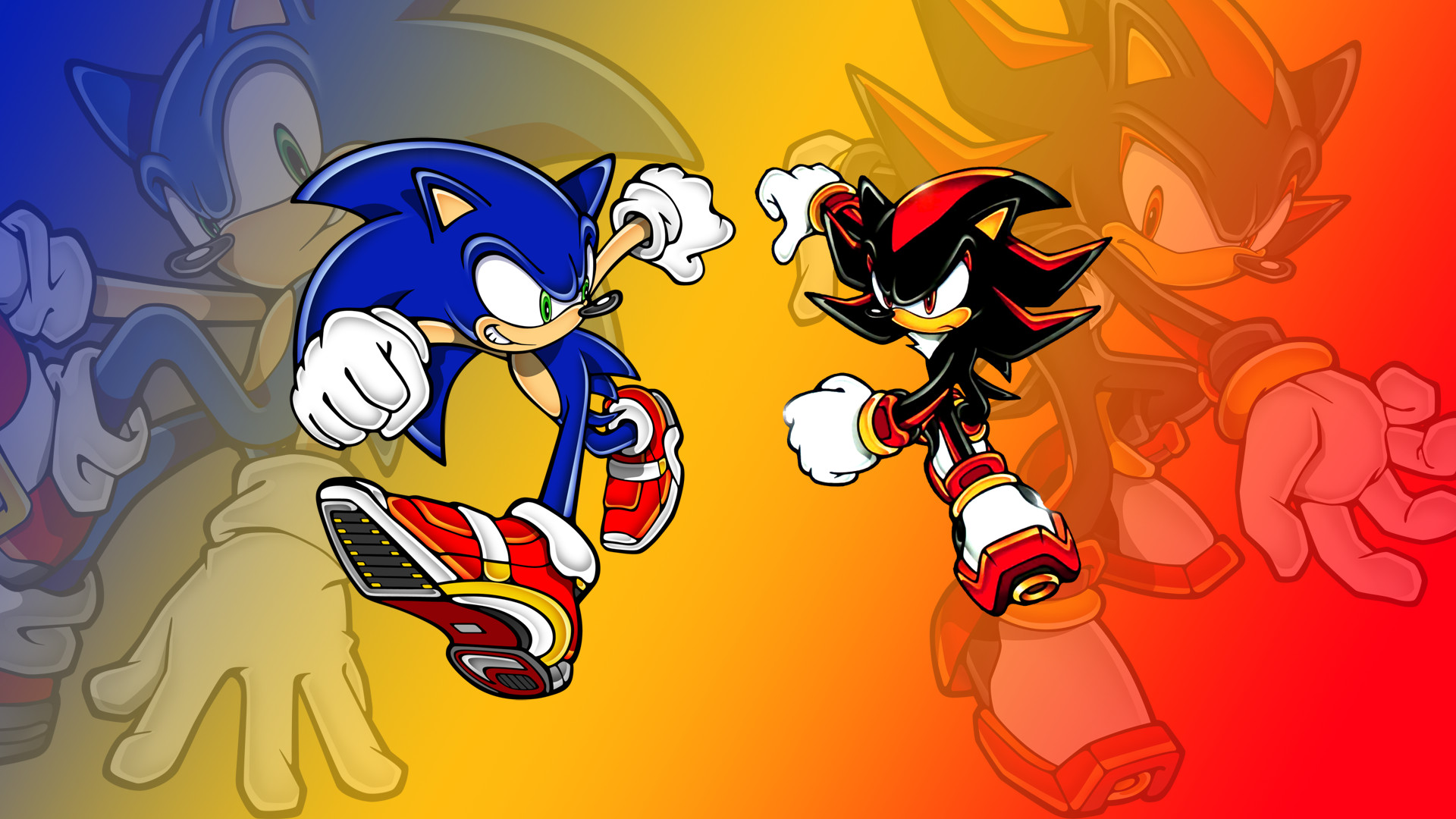 1920x1080 Sonic and Shadow Wallpaper by Dawn-Sparkle06 on DeviantArt