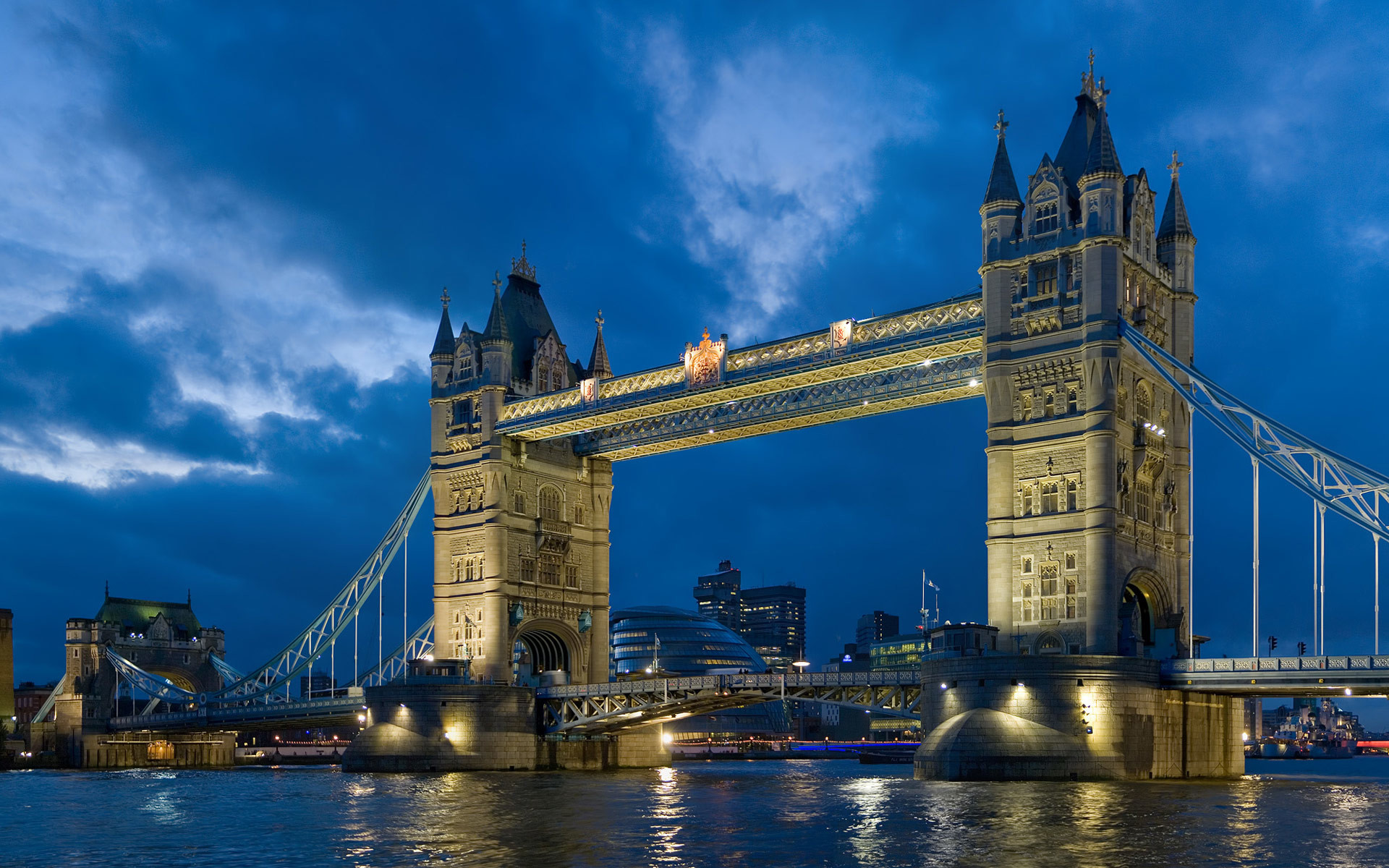1920x1200 Tower Bridge London Twilight