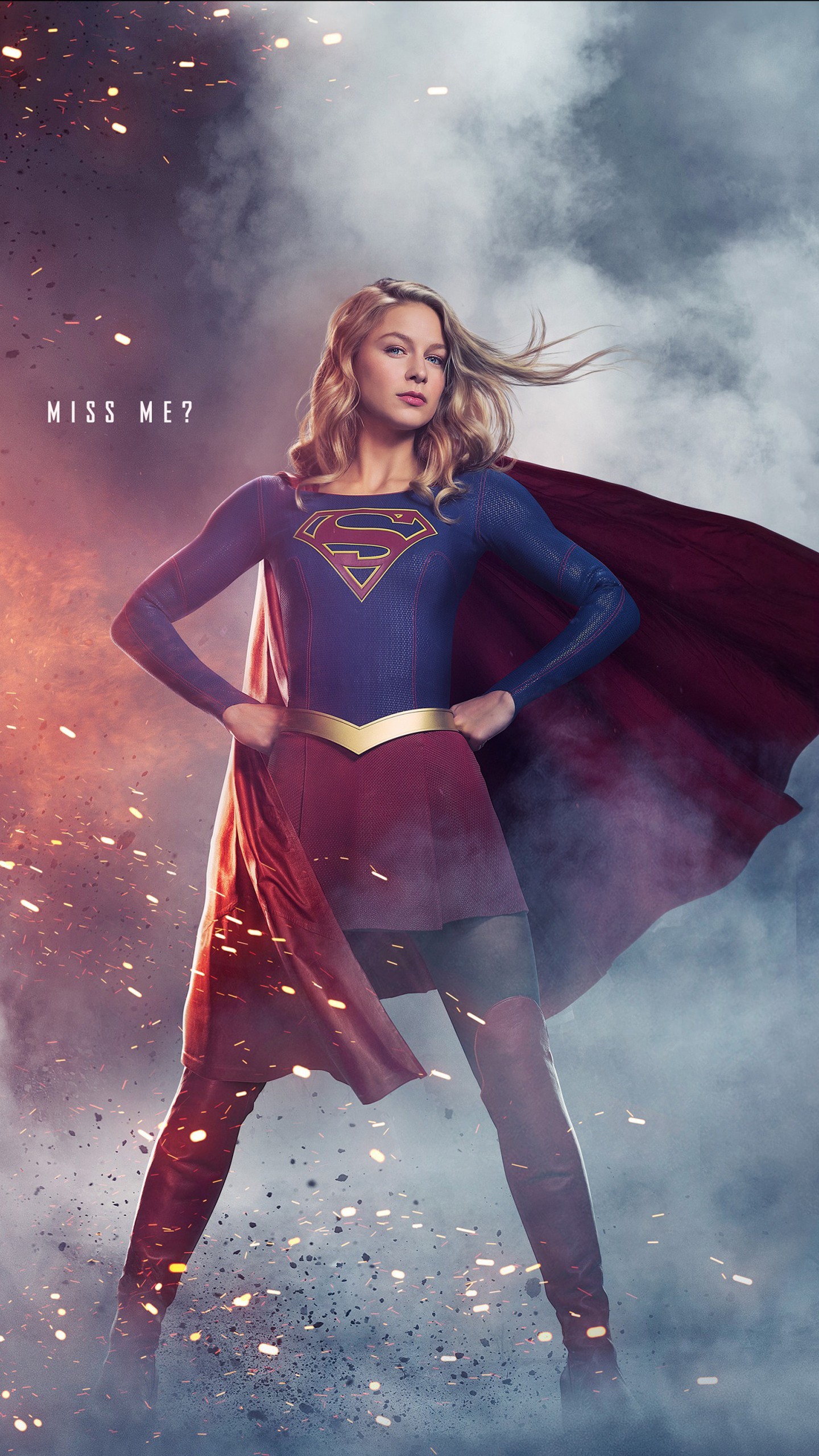 1440x2560 ... Supergirl Season 3 2018 Wallpaper HD ...