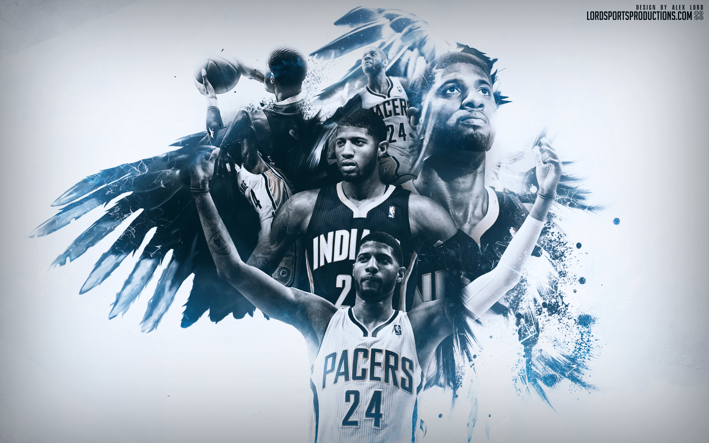 2880x1800 Paul George Indiana Pacers 2015-2016 Wallpaper