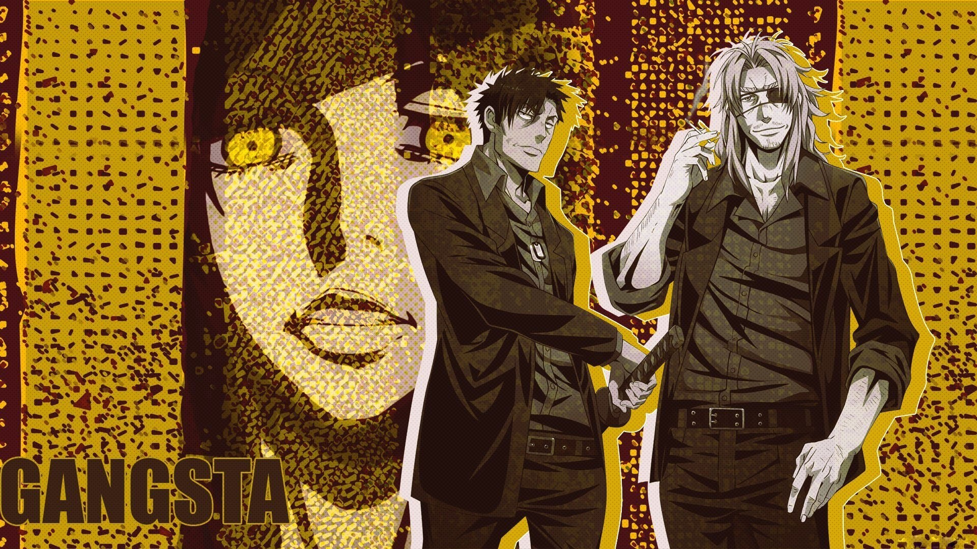 1920x1080 Anime series gangsta characters males wallpaper |  | 826798 .