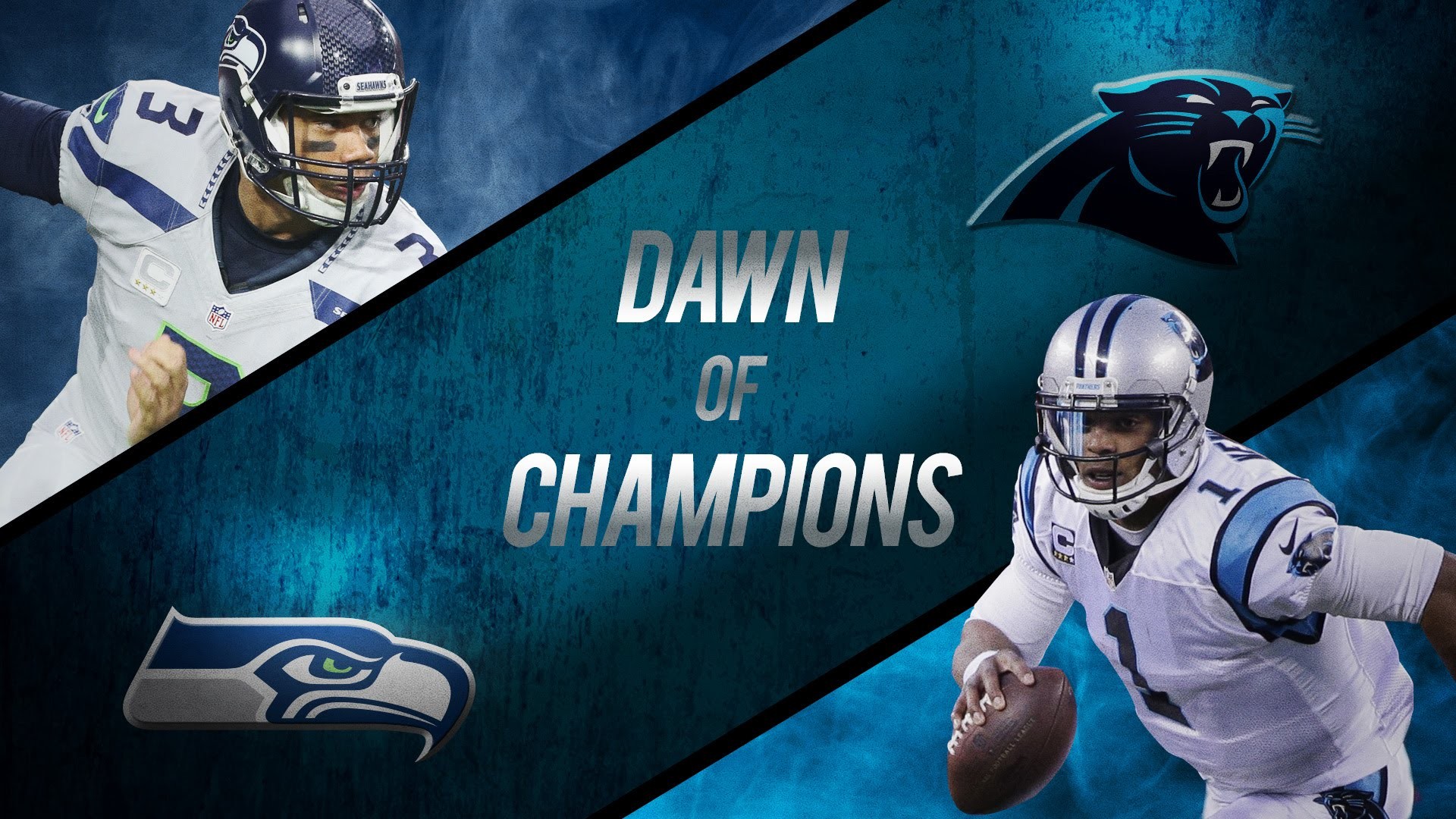 1920x1080 Dawn of Champions: Russell Wilson vs. Cam Newton | Seahawks vs. Panthers  Playoff Movie Trailer - YouTube