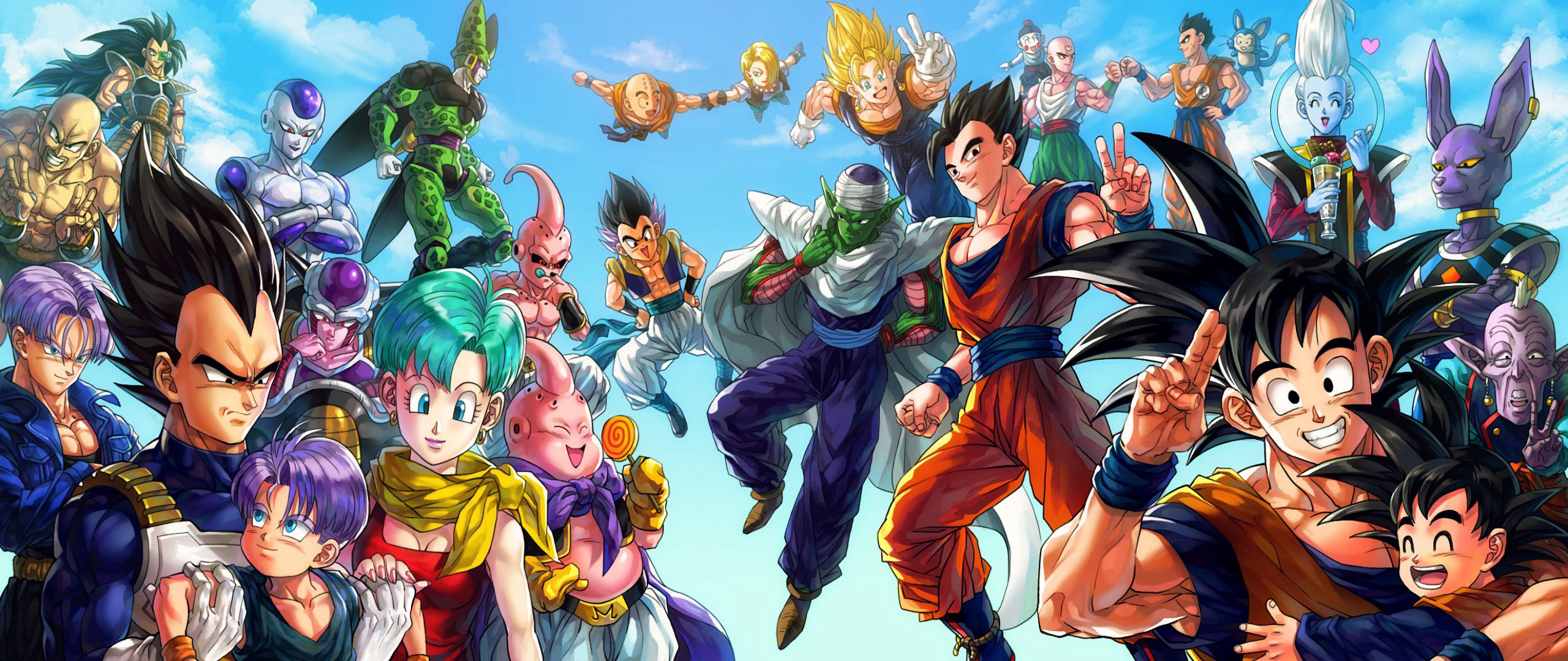 2560x1080 Cell Dragon Ball Z Freeza Gohan Goku Piccolo Raditz Trunks Vegeta Â· HD  Wallpaper | Background ID:647552