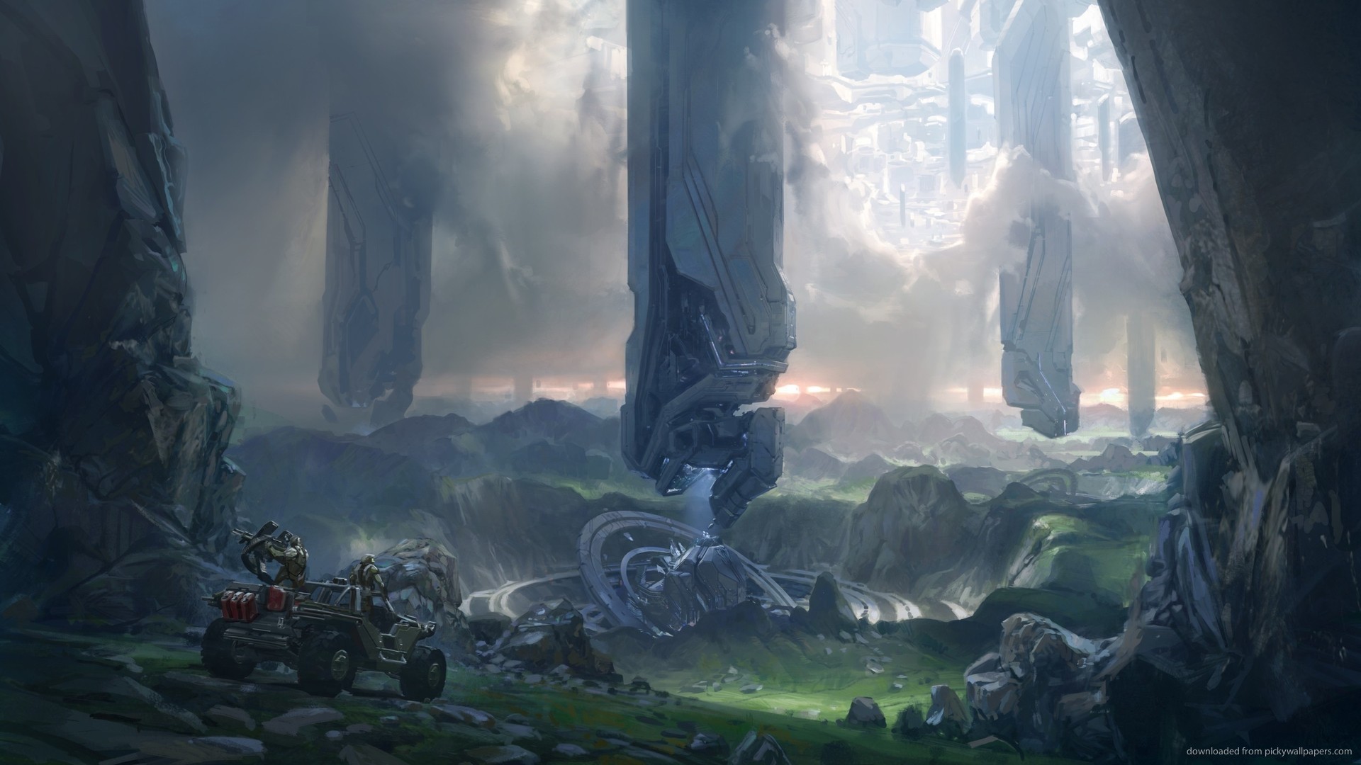 1920x1080 Halo 4 Concept Art for 