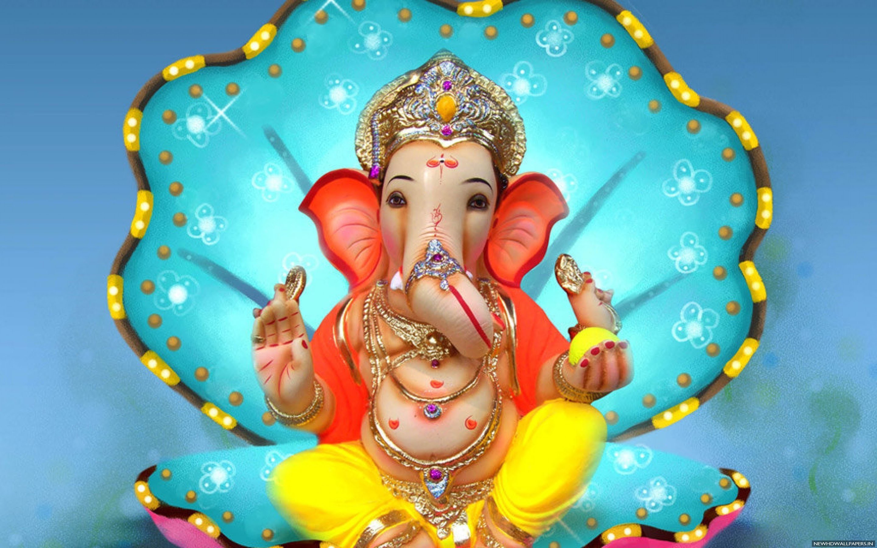 2880x1800 Lord Ganesha worshipped before the beginning of every festive occasion and  most worshiped deities in Hindu