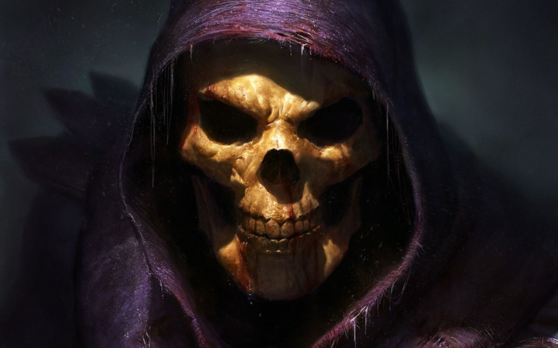 1920x1200 Skeletor, Fantasy Art, Skull, Grim Reaper, He Man, Spooky Wallpapers HD /  Desktop and Mobile Backgrounds