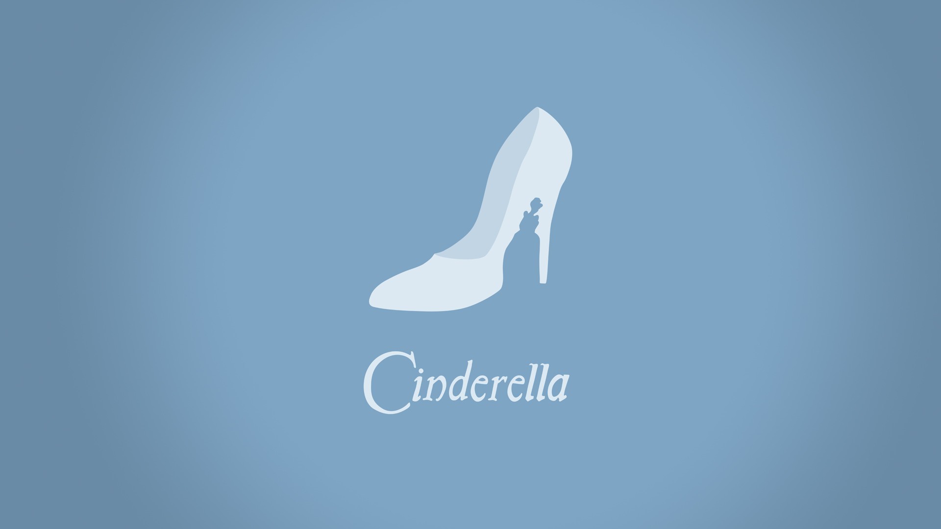 1920x1080 Minimalistic Cinderella hd wallpaper background