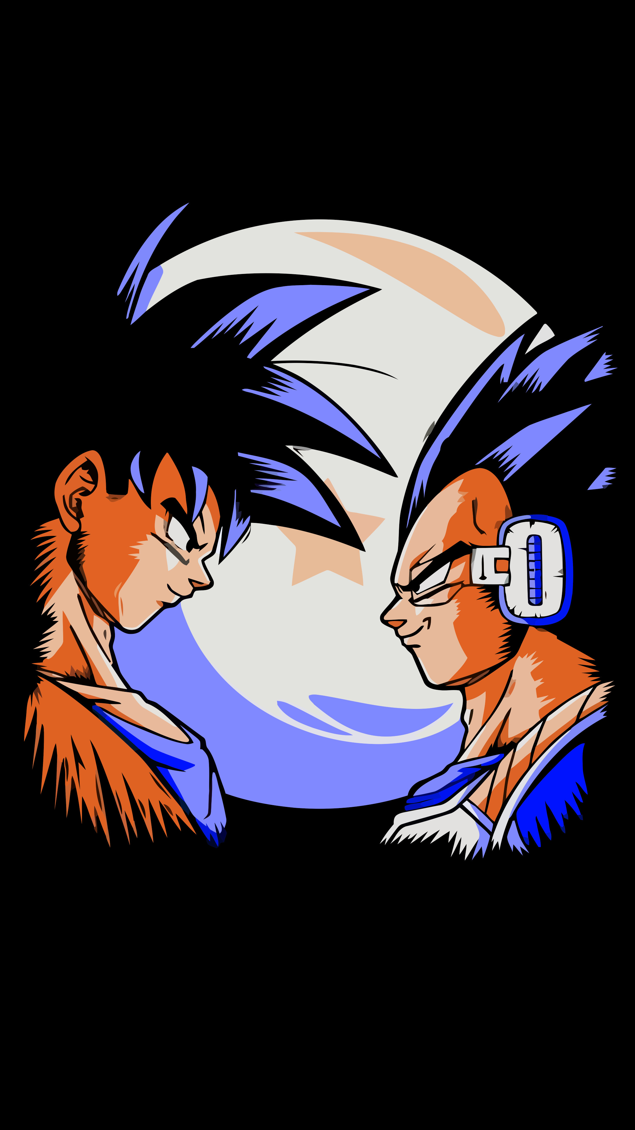 2160x3840 Dragon Ball Z: Goku vs. Vegeta - Fulfilled Request [] ...