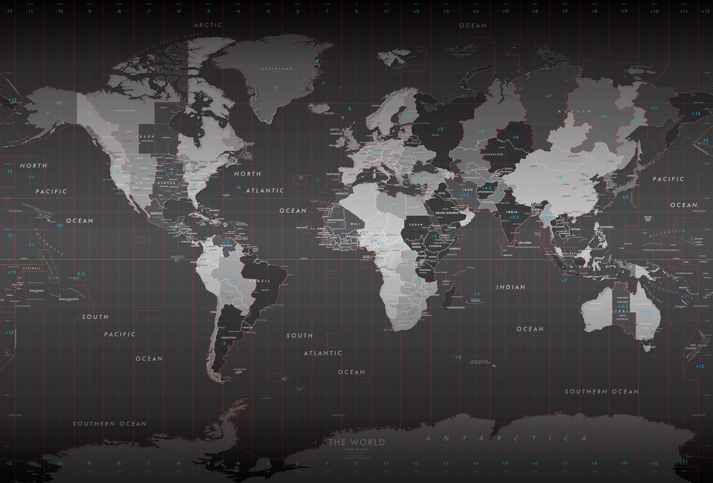World Map Time Zones Wallpaper (52+ images)
