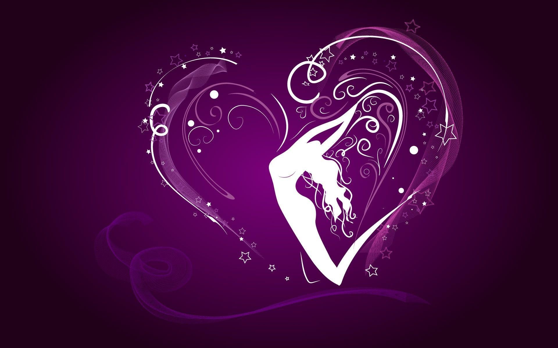 1920x1200 Cool Purple Hearts Backgrounds - Viewing Gallery