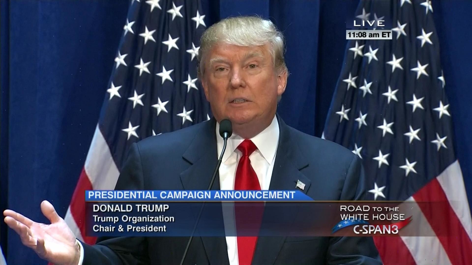 1920x1080 Donald Trump Presidential Campaign Announcement, Jun 16 2015 | C-SPAN.org