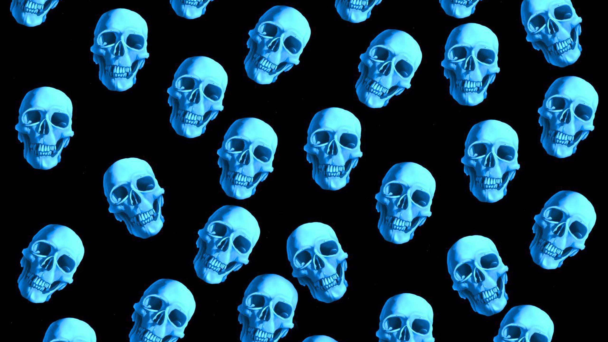 2560x1440  Blue Flame Skull Wallpaper d Wallpapers Kid 1440Ã—1080 Blue Skull  Backgrounds (38 Wallpapers