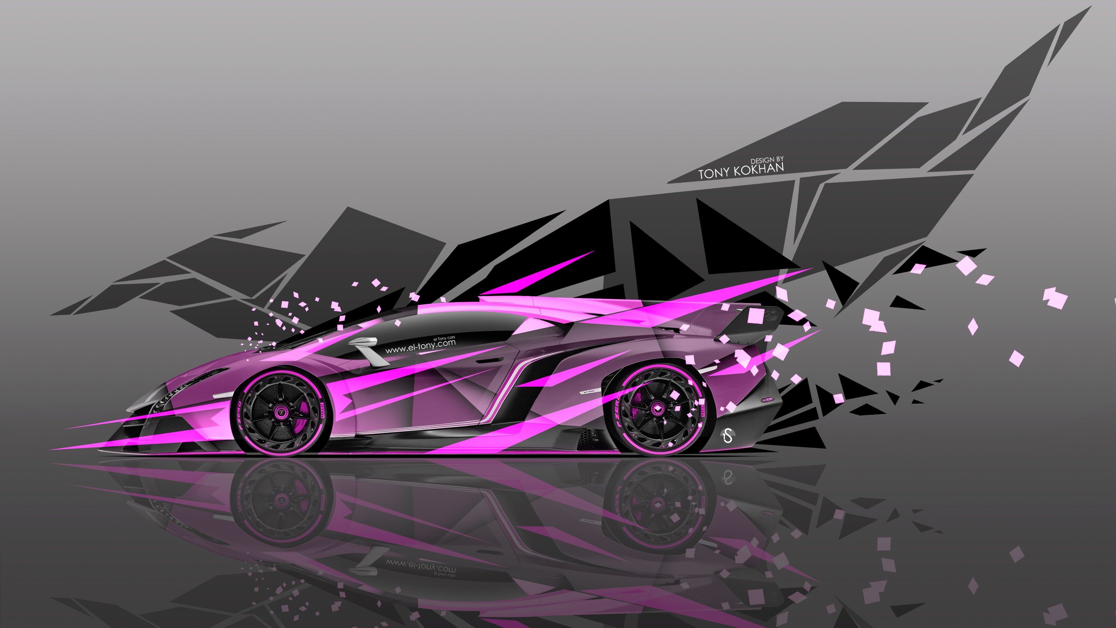 3840x2160 4K Lamborghini Veneno Side Super Abstract Car 2015 Â« el Tony