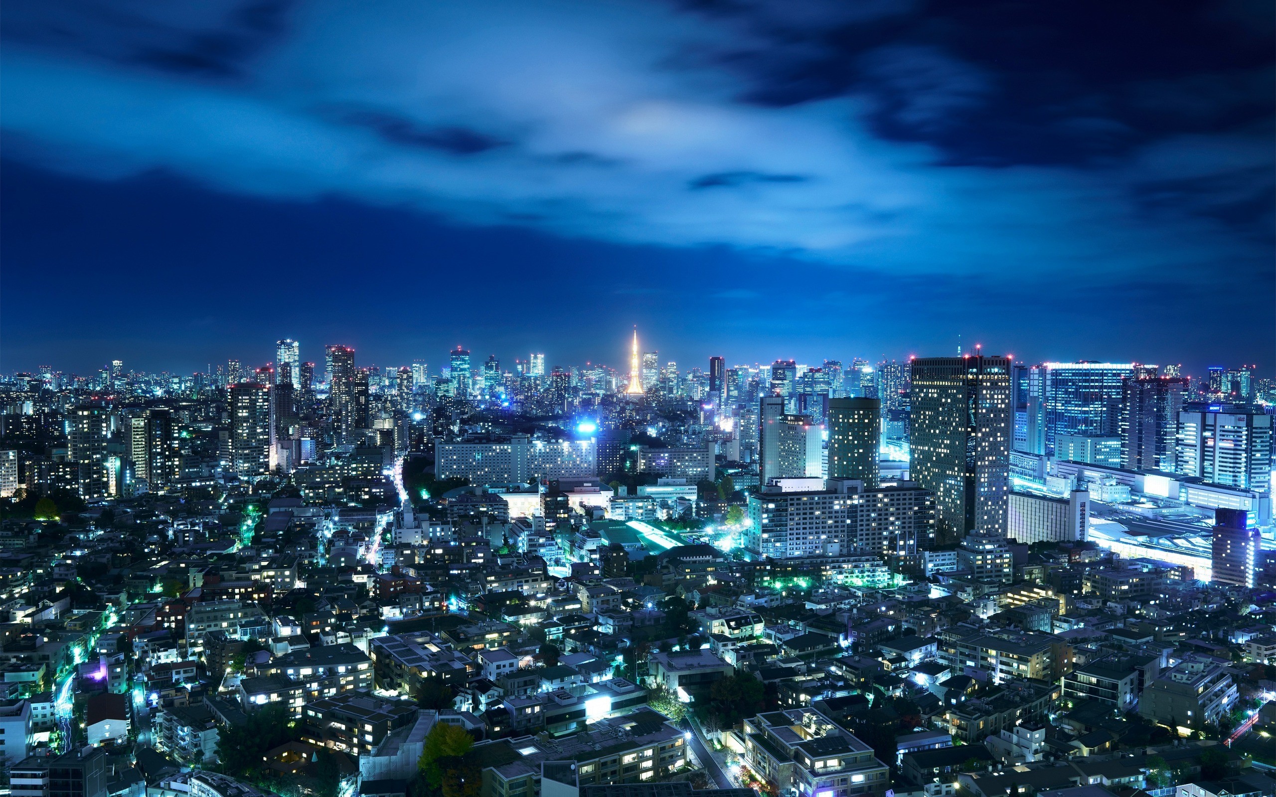 2560x1600 download wallpapers tokyo, night, metropolis, city lights, night