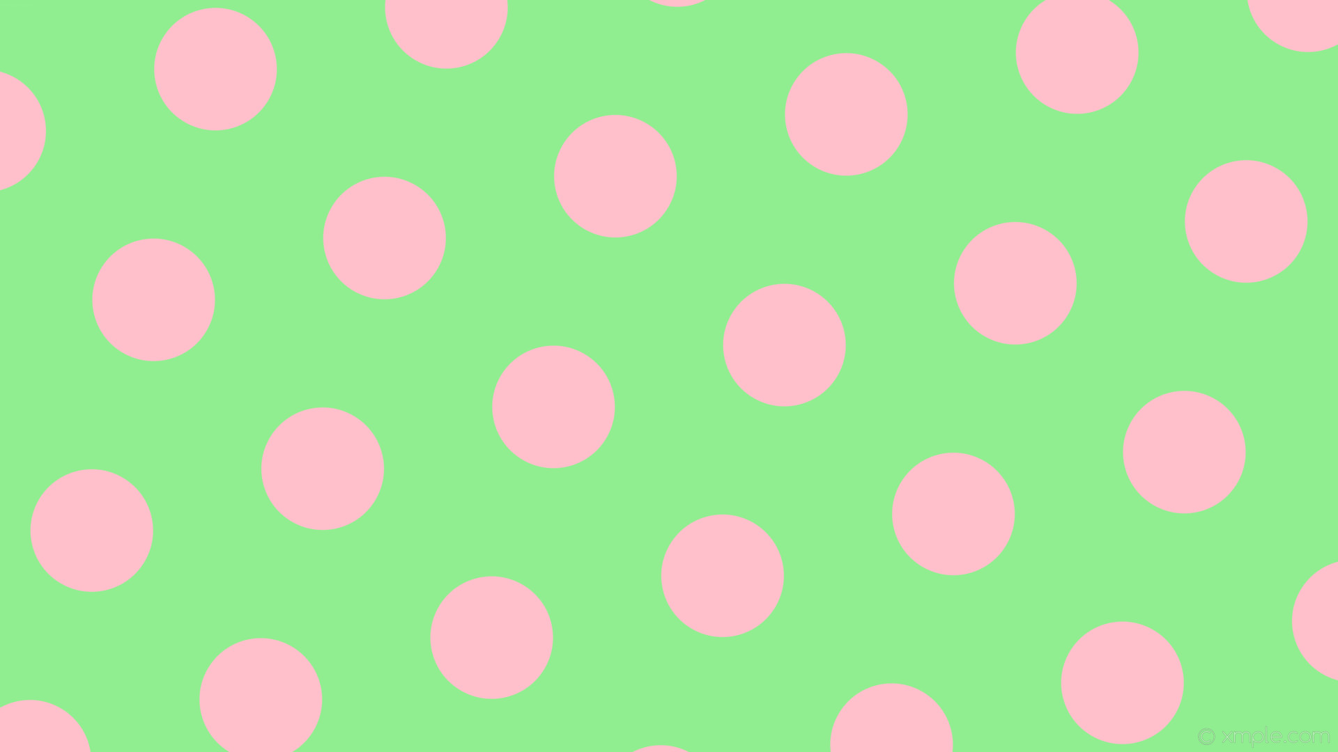 1920x1080 wallpaper hexagon green pink polka dots light green #90ee90 #ffc0cb  diagonal 15Â° 176px