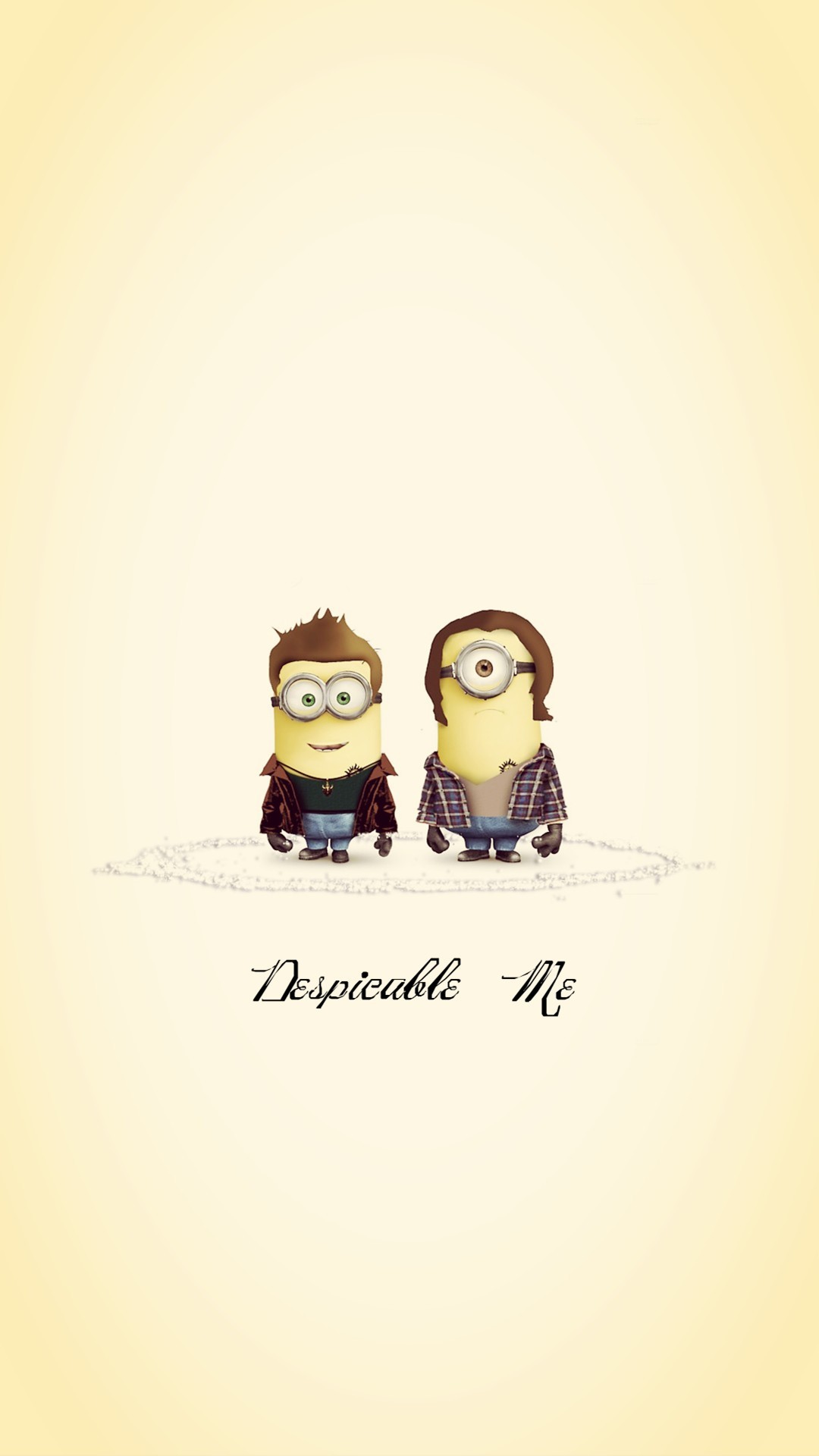1080x1920 Funny Supernatural Minions Sam and Dean iphone 6 plus wallpaper HD for .