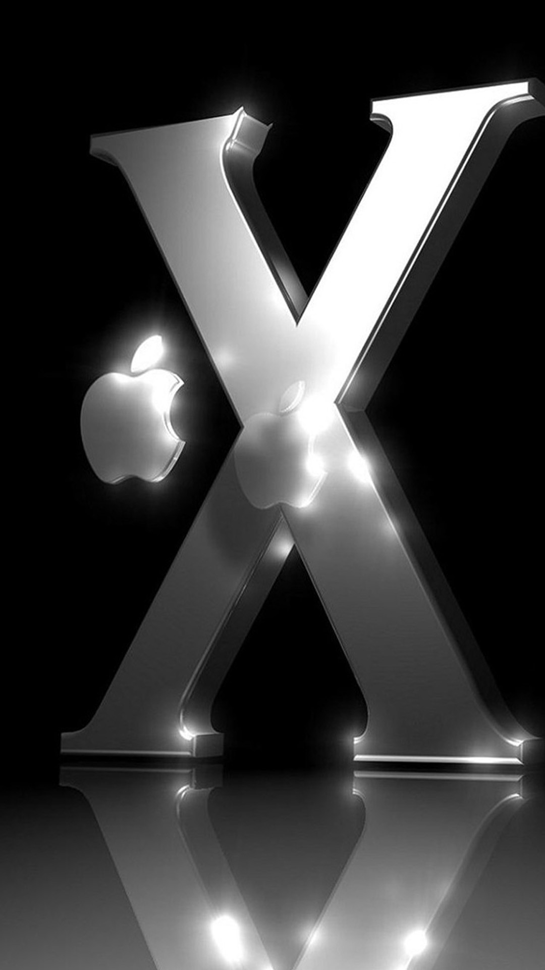 1080x1920 3D Apple and X iPhone 8 Wallpaper. Download : iPhone 8 ( 750Ã1334 ) ...