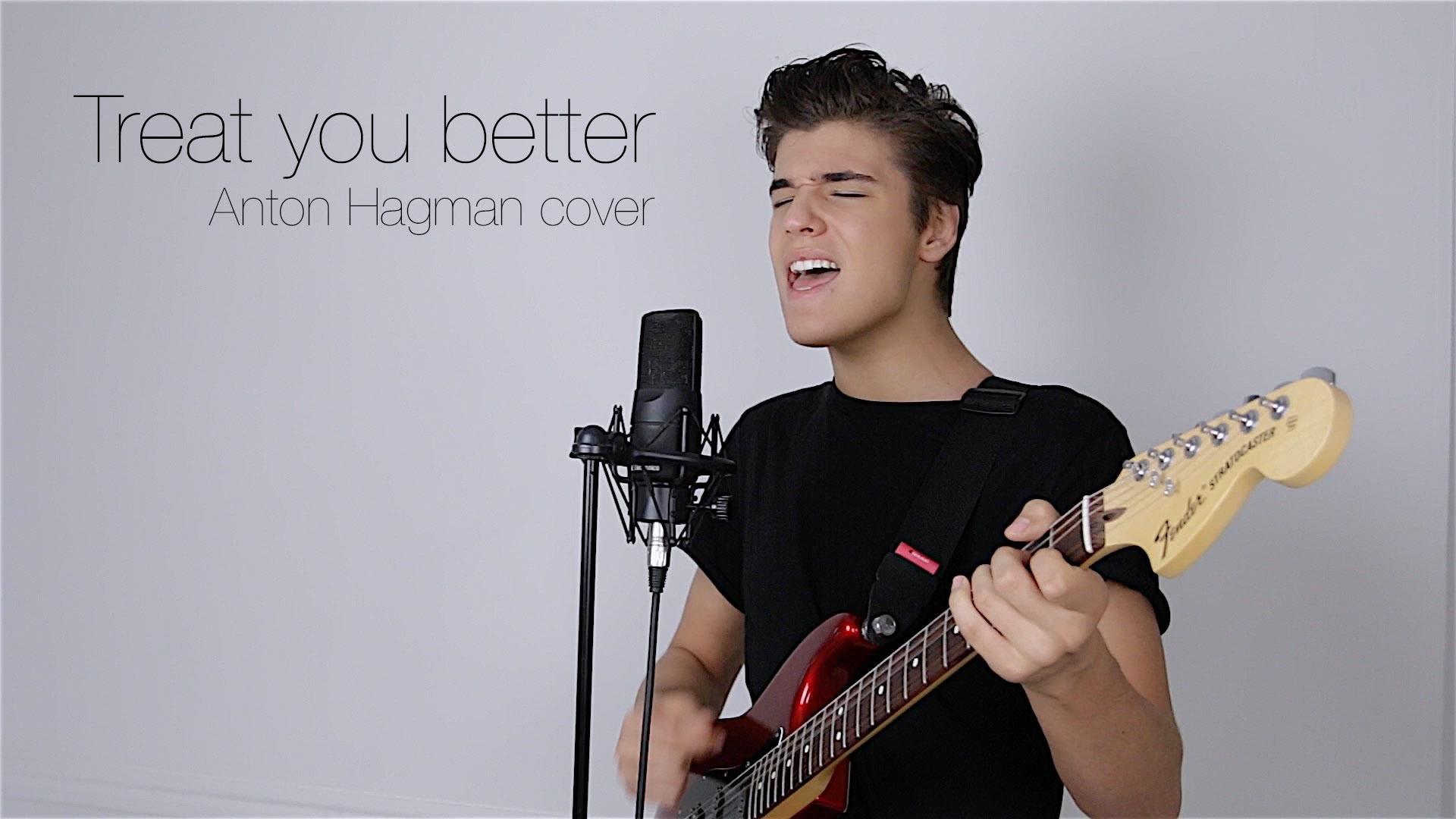 1920x1080 Shawn Mendes - Treat you better, Anton Hagman cover