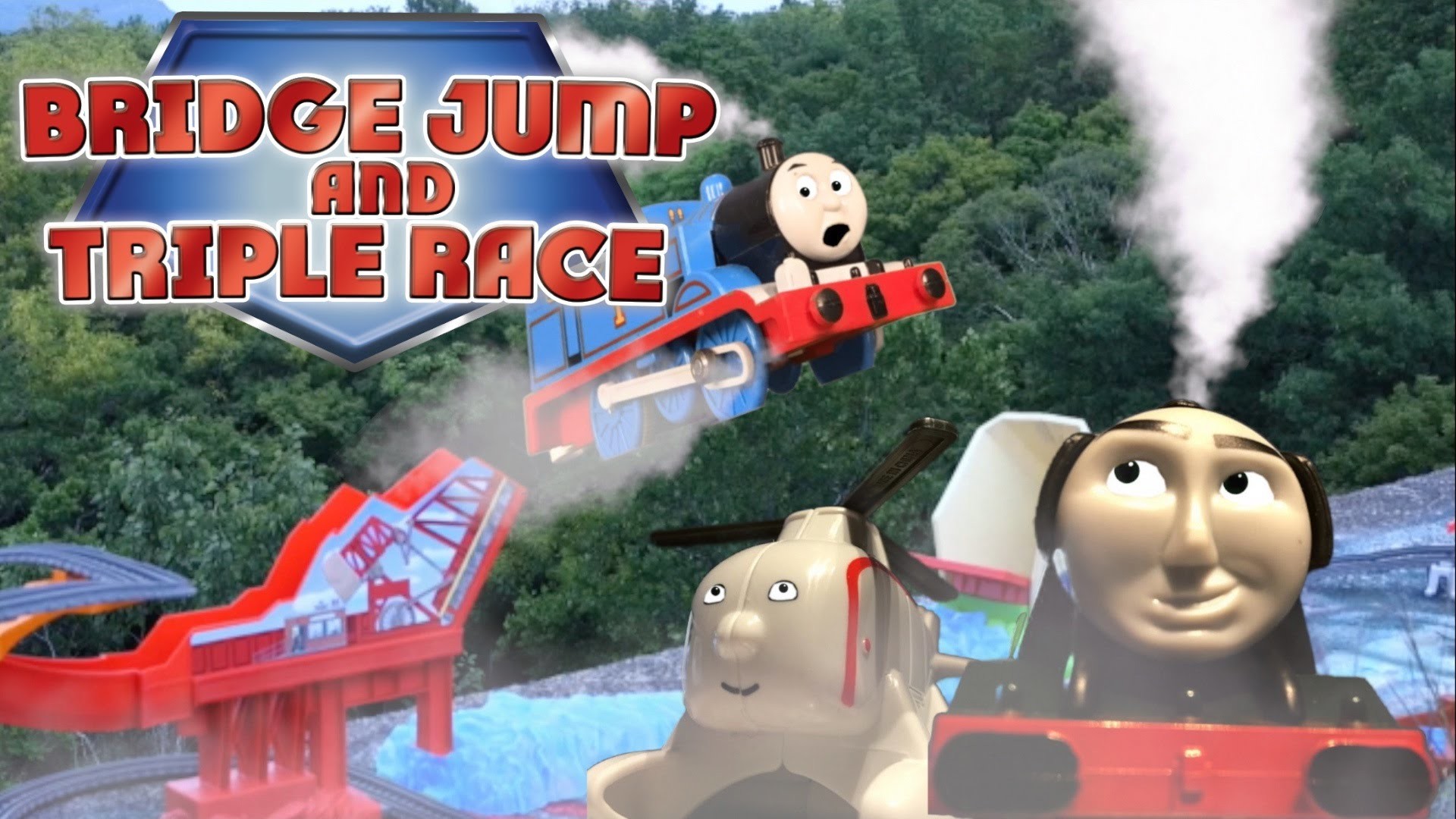 1920x1080 Thomas & Friends: Bridge Jump + Triple Chase | Thomas & Friends - Thomas  and Friends Youtube Channel. Thomas The Train Toys