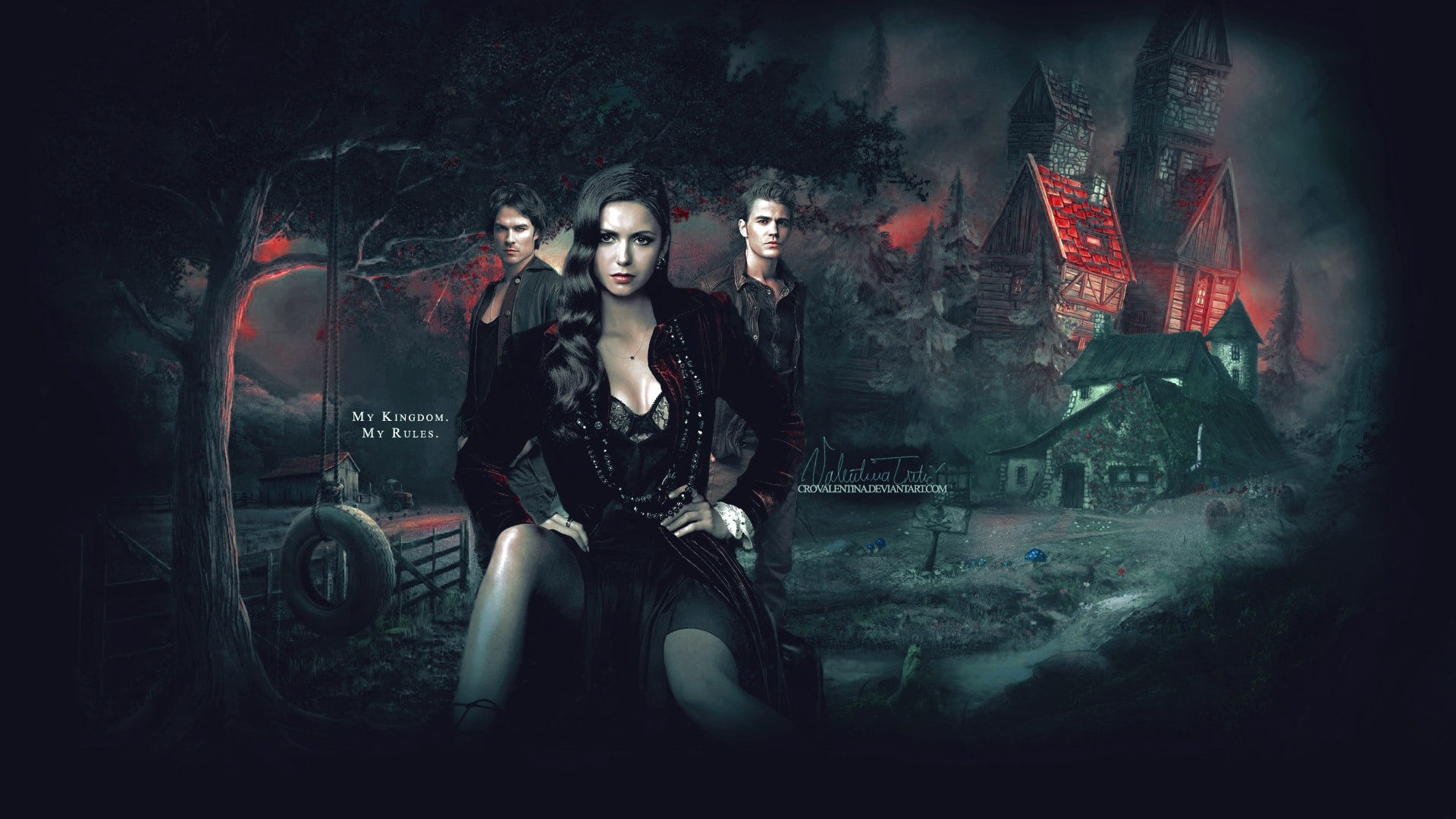 1920x1080 The Vampire Diaries desktop wallpaper
